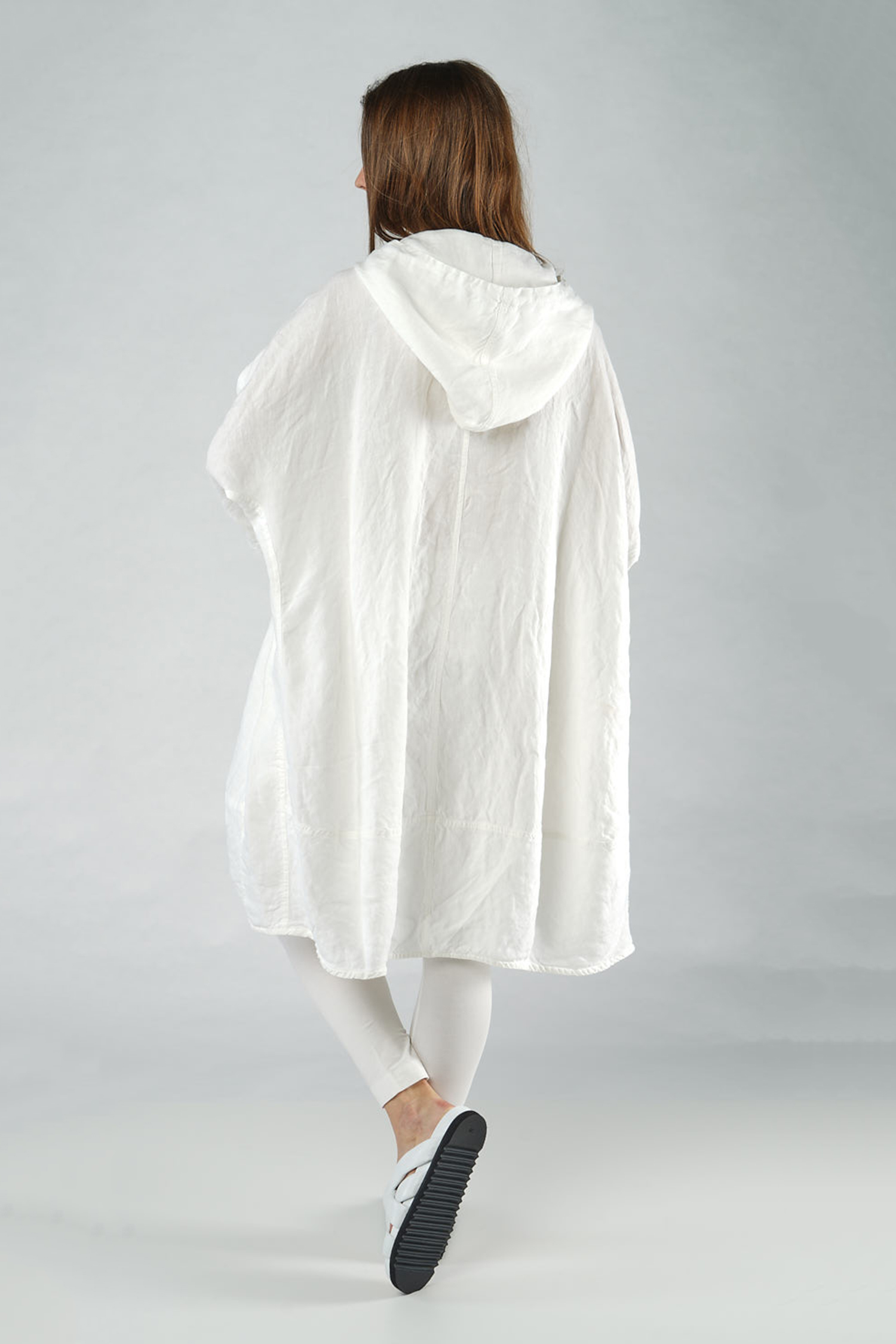 Linen tunic - 1253240903 - white print