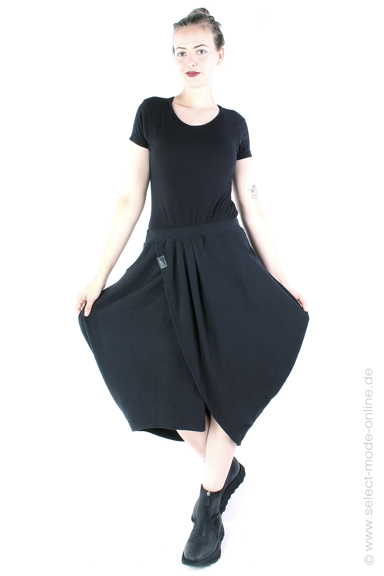 Cozy skirt - Black - 224-1001