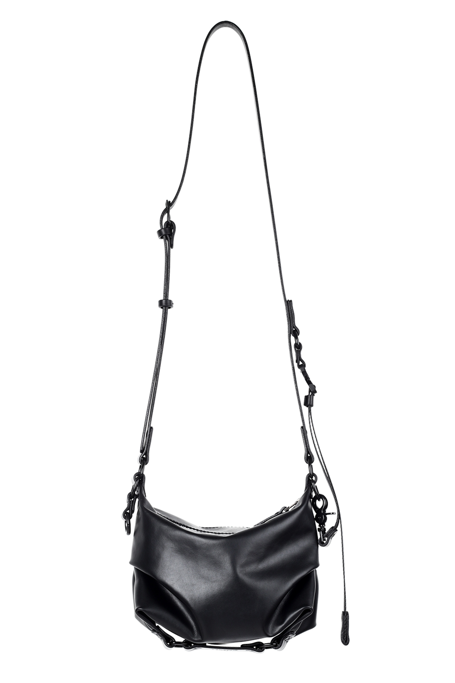 Horse leather bag - black - Szeto