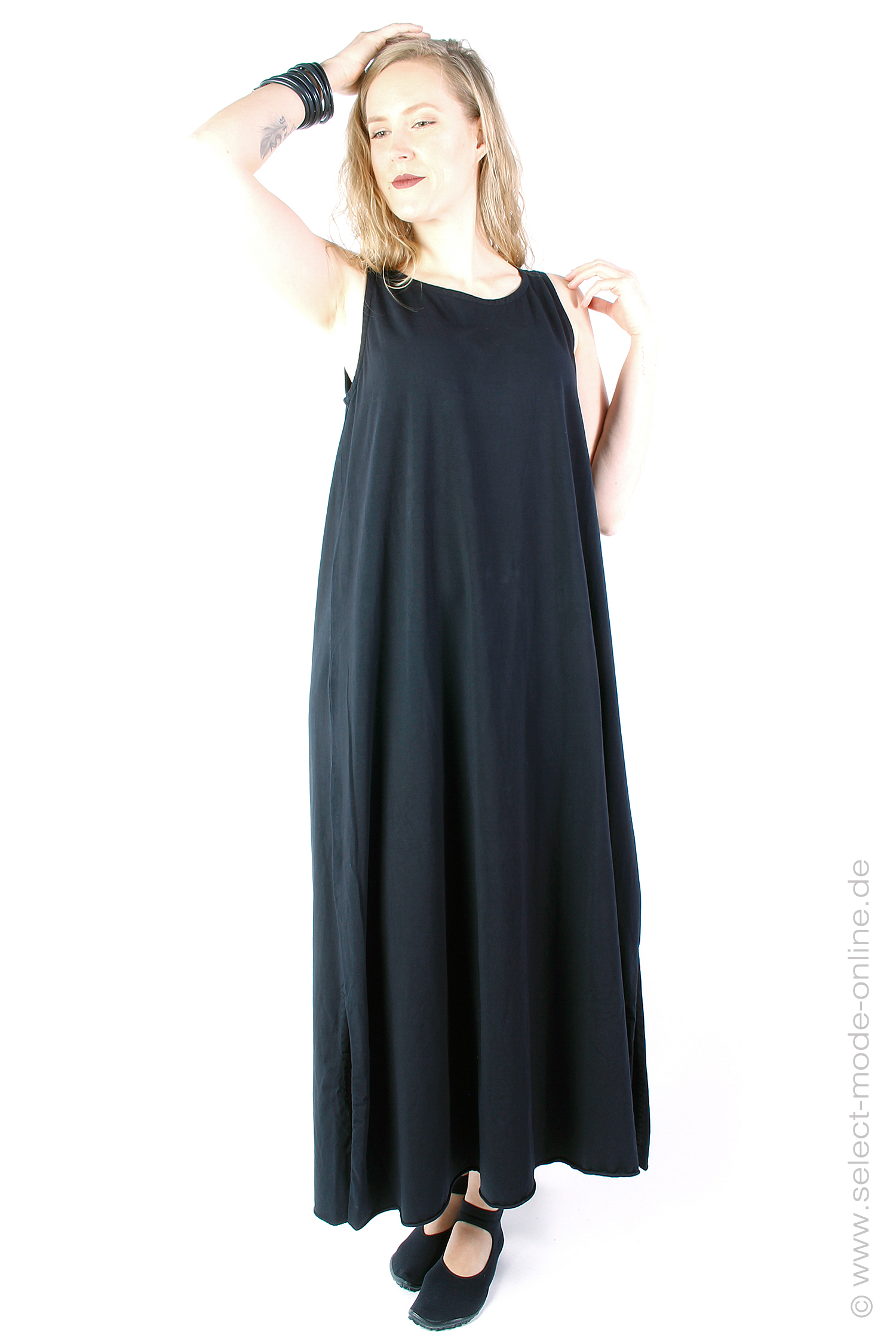 A-line jersey dress - Kaviar - Dauerjung