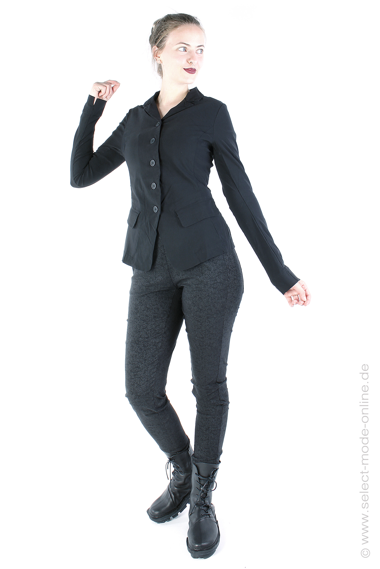 Stretch jacket - Black - 2243441136