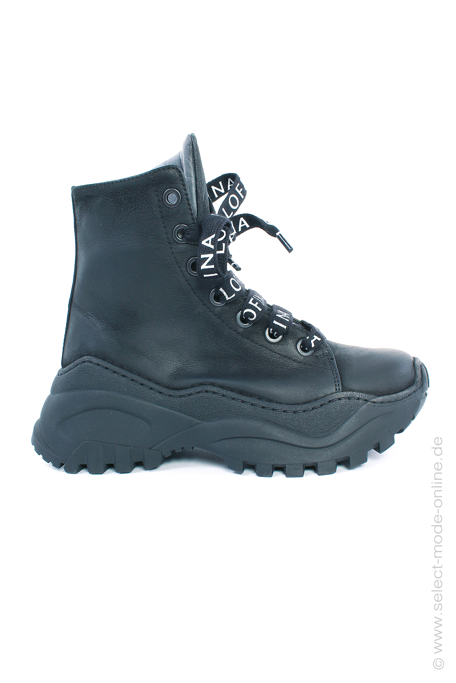 Leather sneaker - Black - 6492