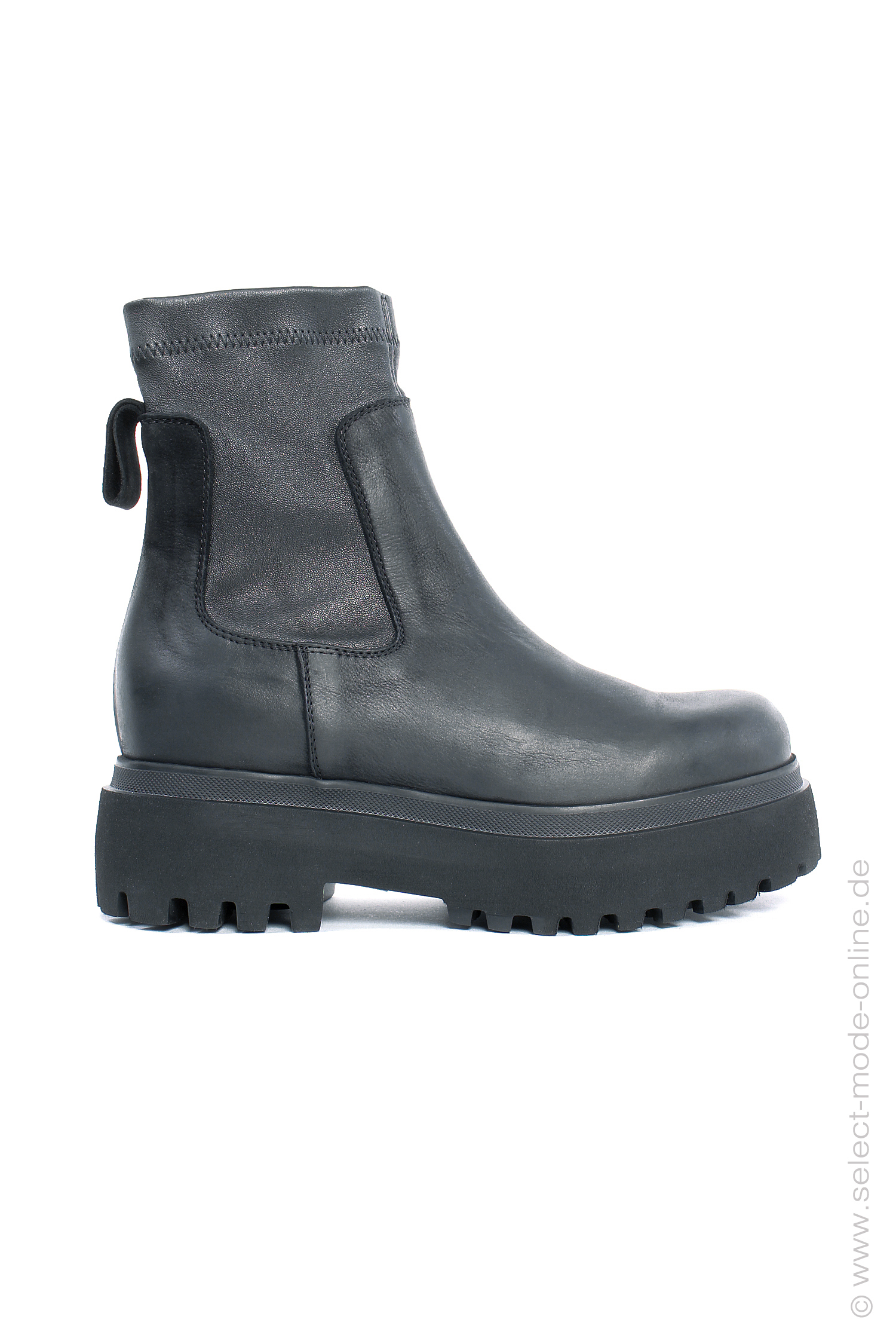 Leather boots - Black - 6063