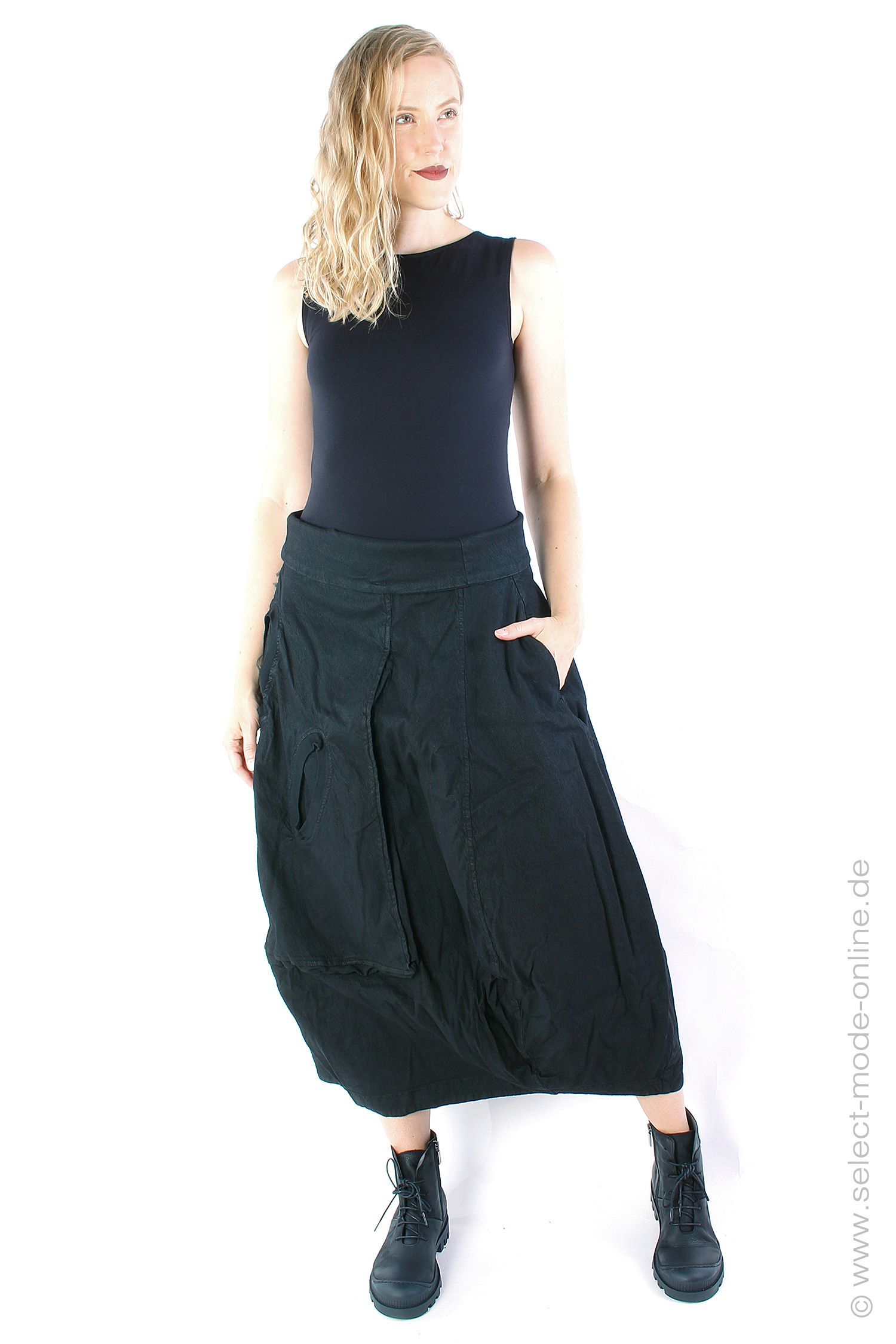 Tulip skirt - Black - 2242120305