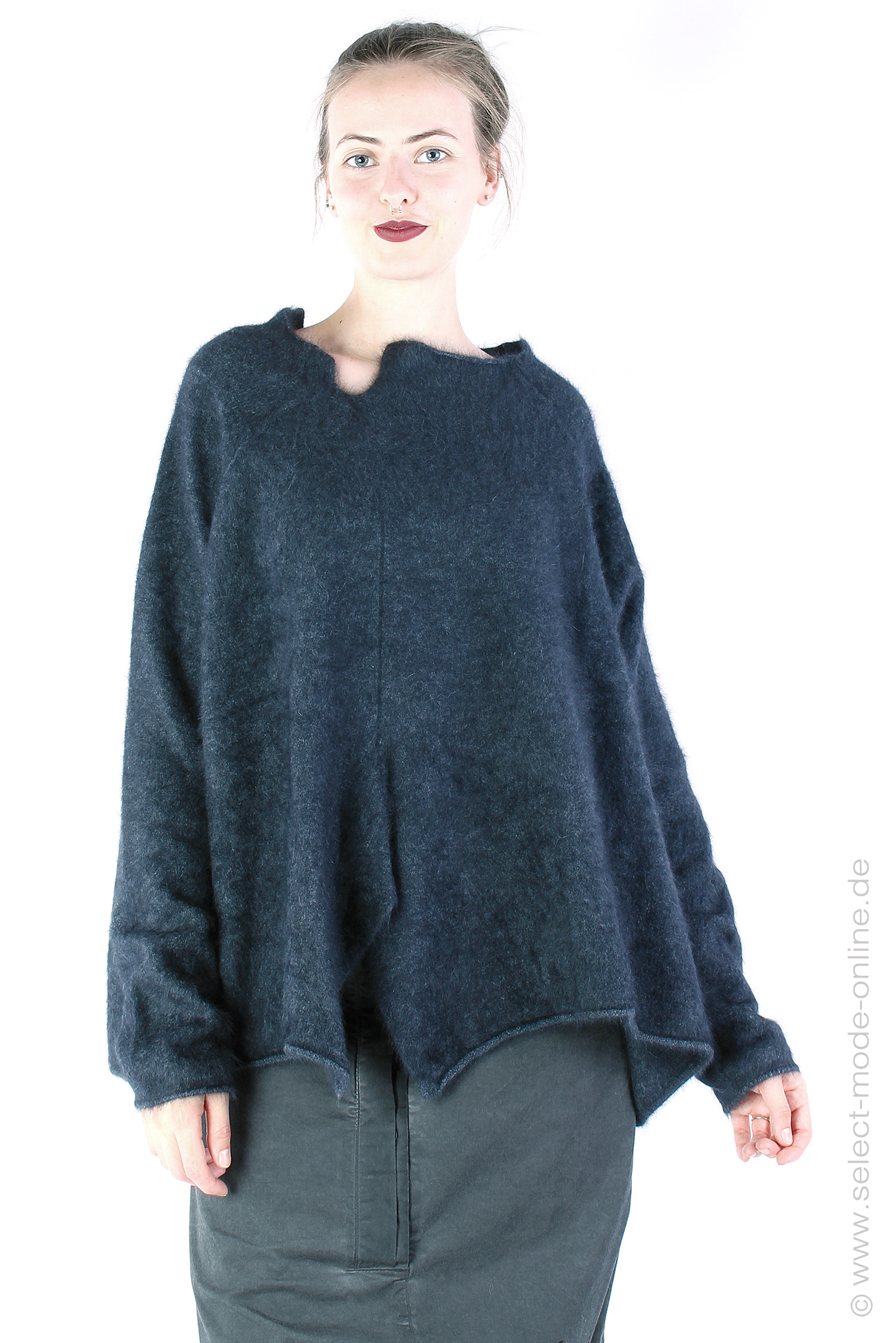 Raccoon Pullover - Slate mel - 2241410706