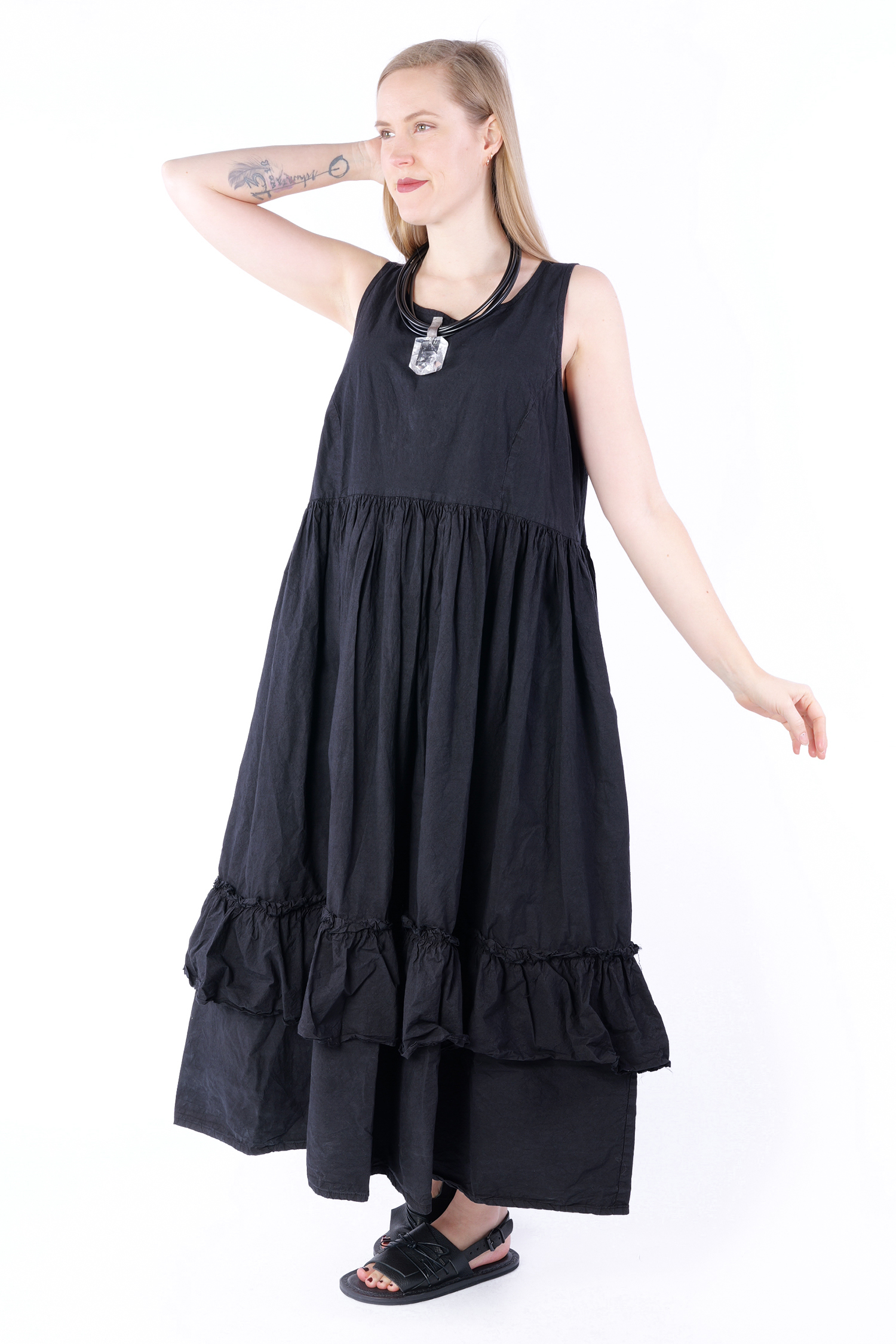 Ruffled dress - Kaviar - Balanze