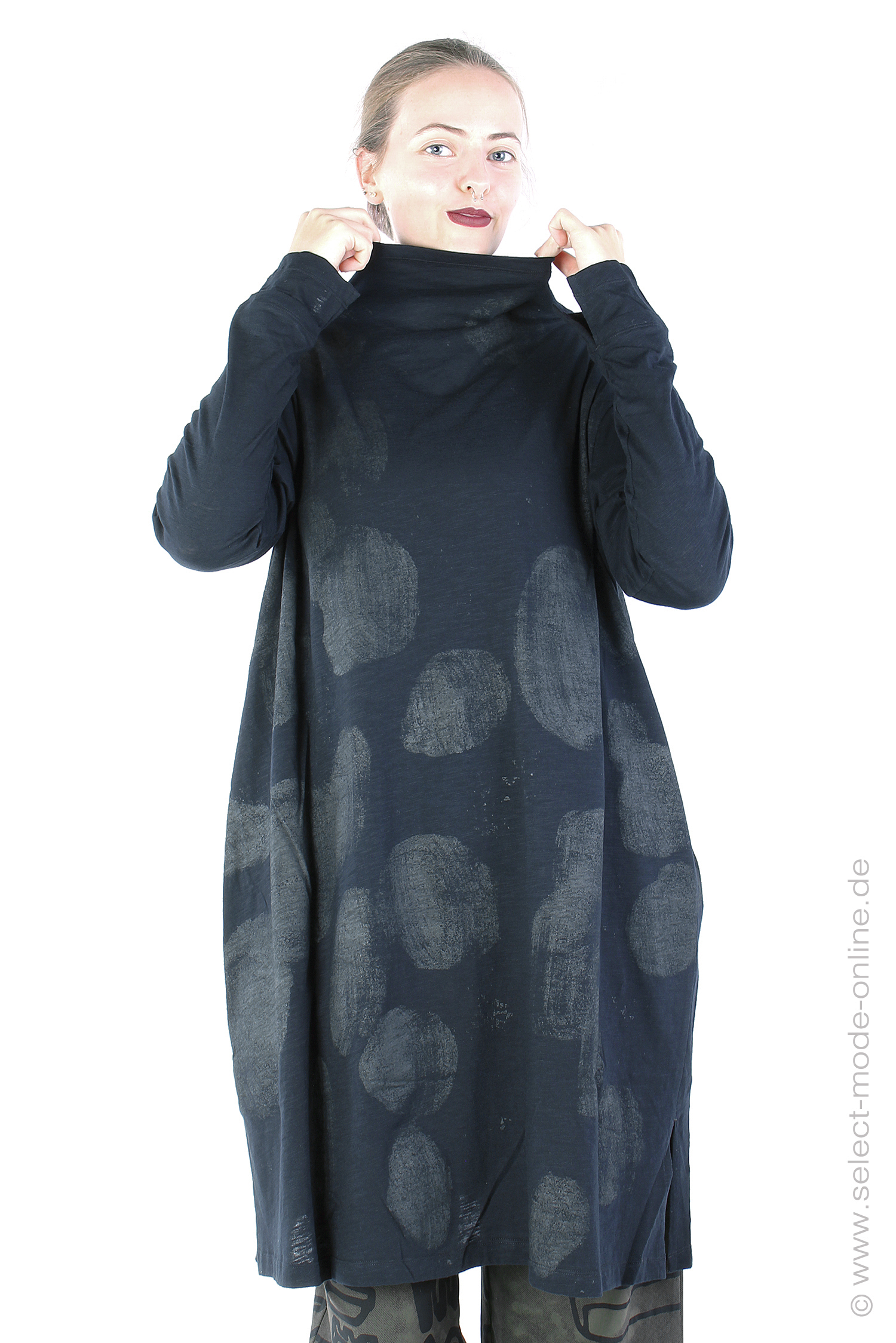 Oversize tunic - Black - 243431