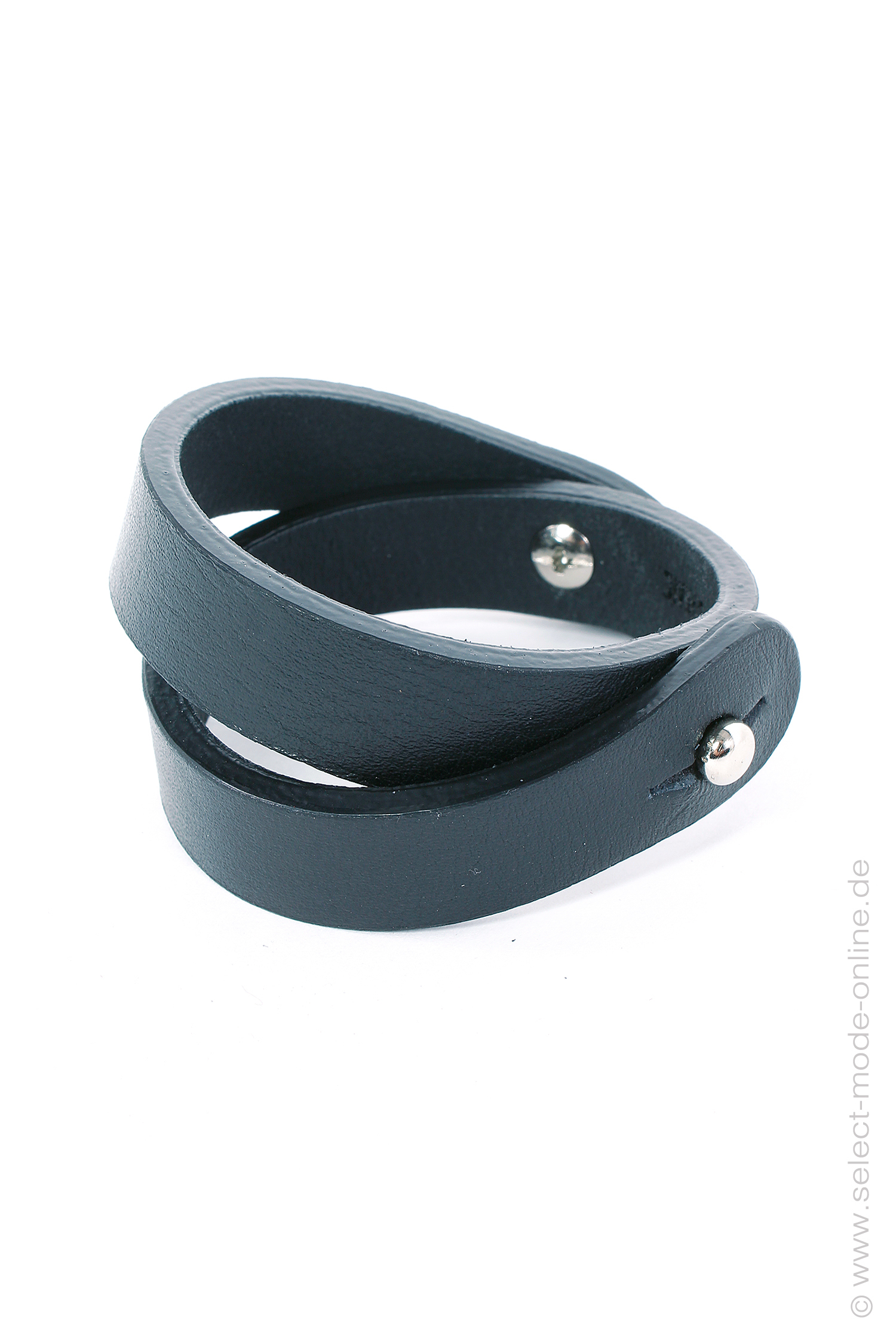 Leder Armband - Fearless1 Cuff - Schwarz