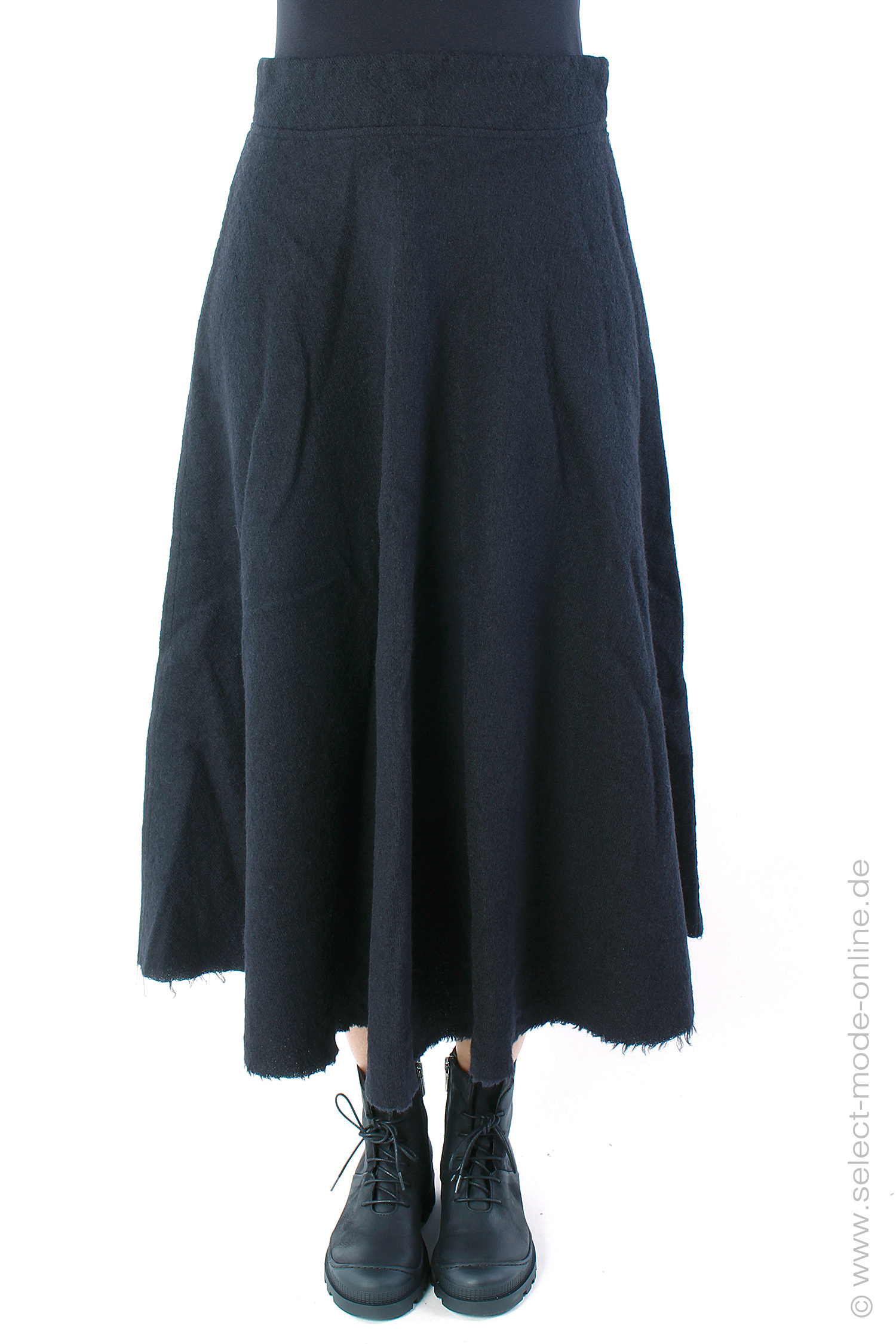 Virgin wool skirt - Black - 2242210318
