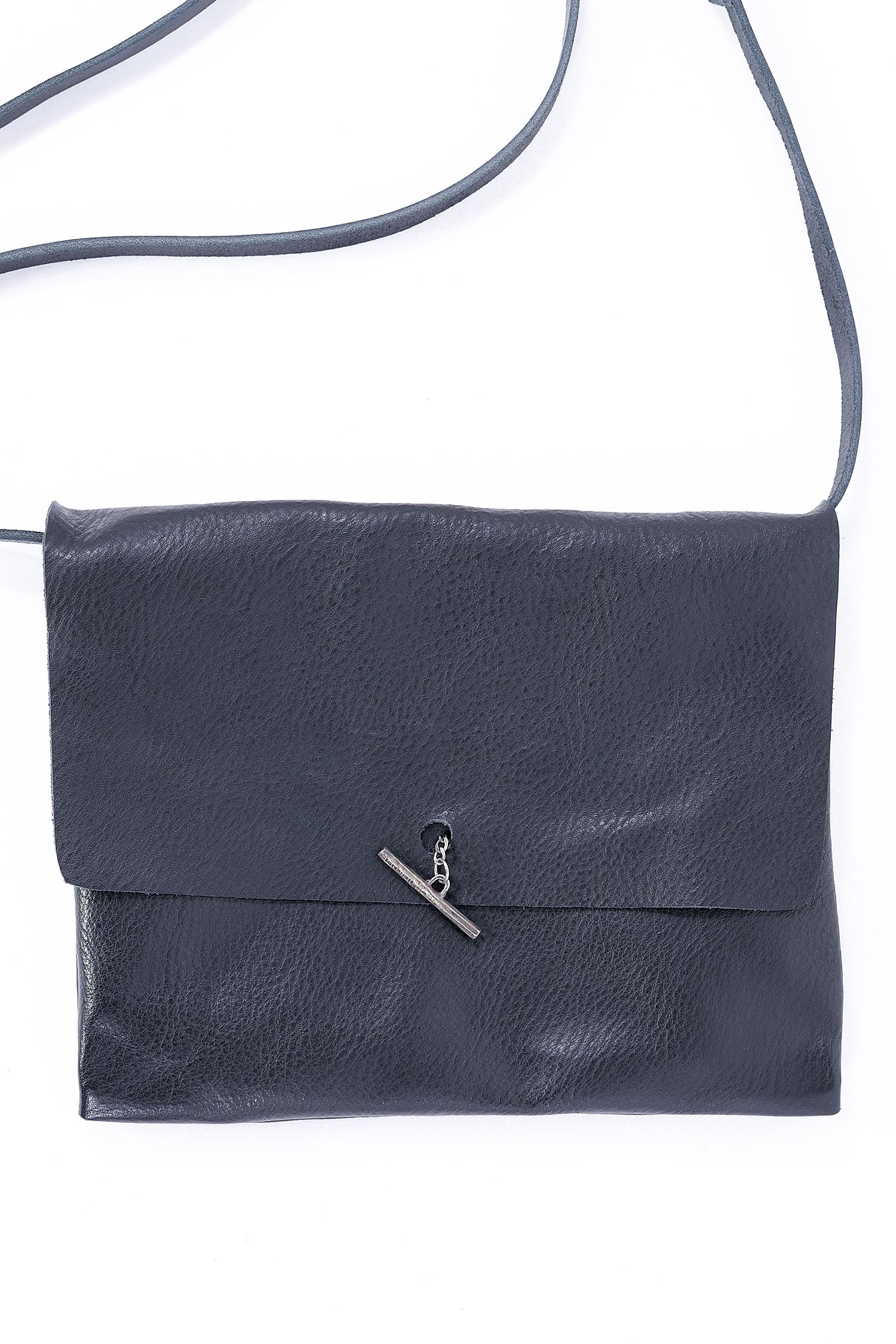 Small leather bag - black - Deng Piccola Tp