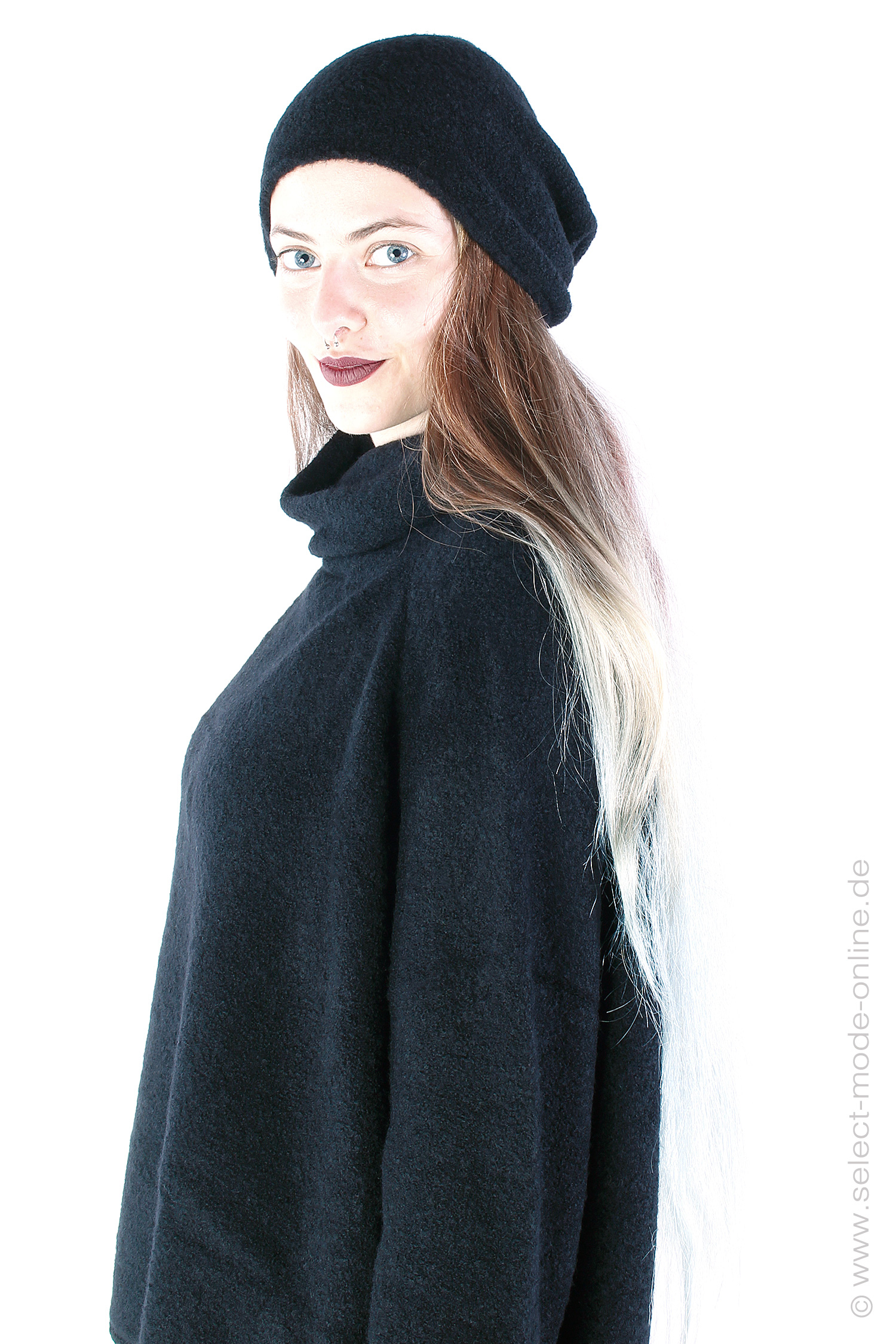 Knit beanie - Black - 2243314605