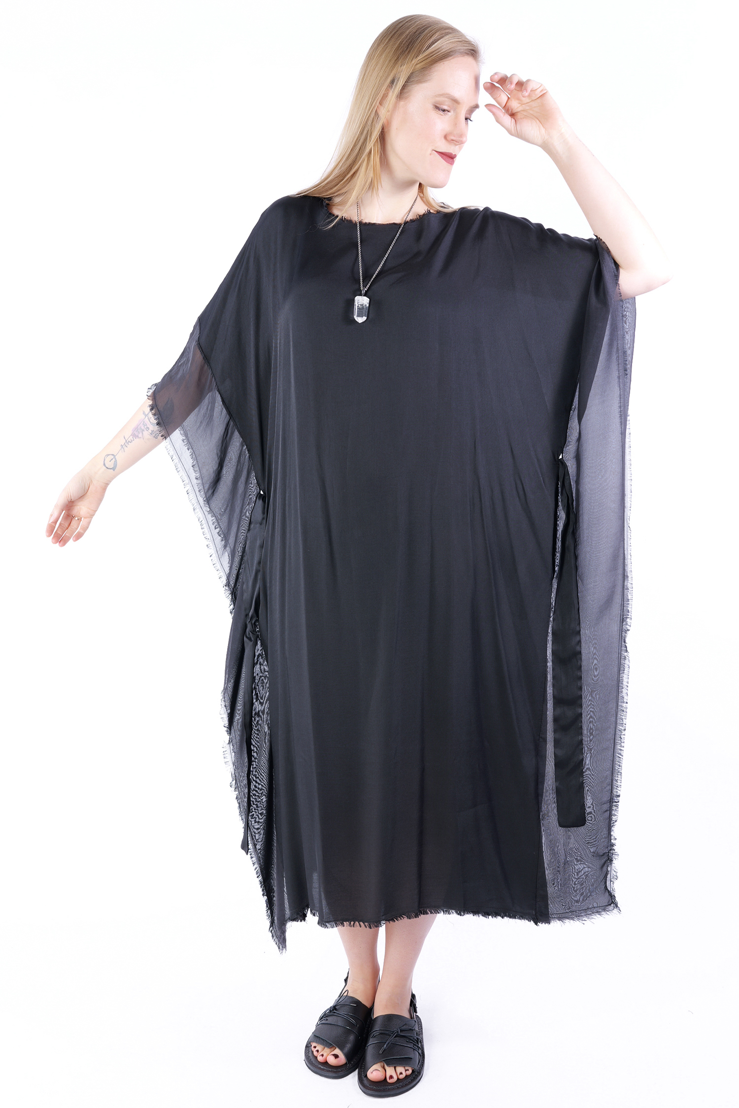 Oversize Tunika - Schwarz - S60