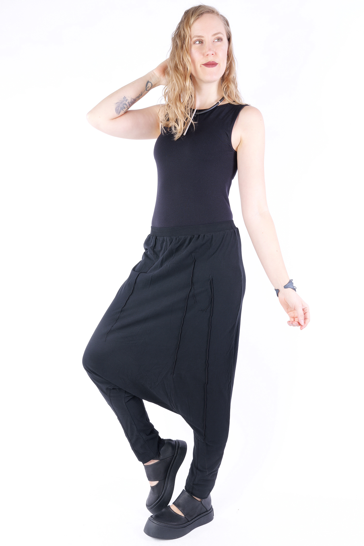 Jersey harem pants - black - 1252560108