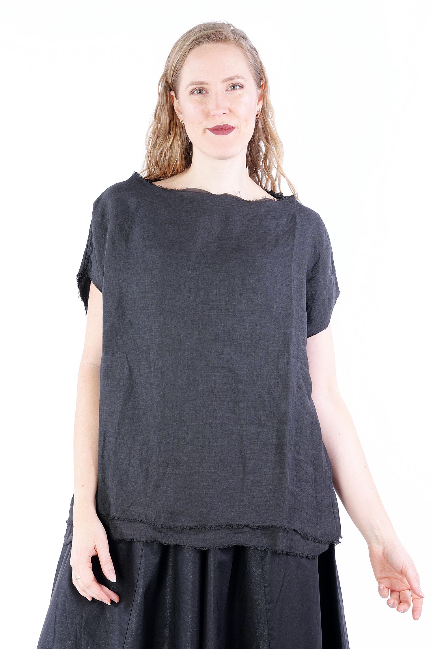 Oversize top - Black - V25.3745