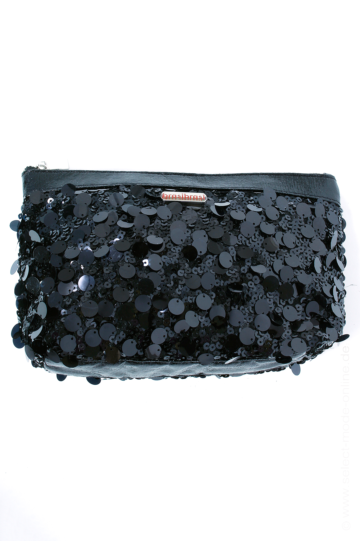 Small sequins bag - black