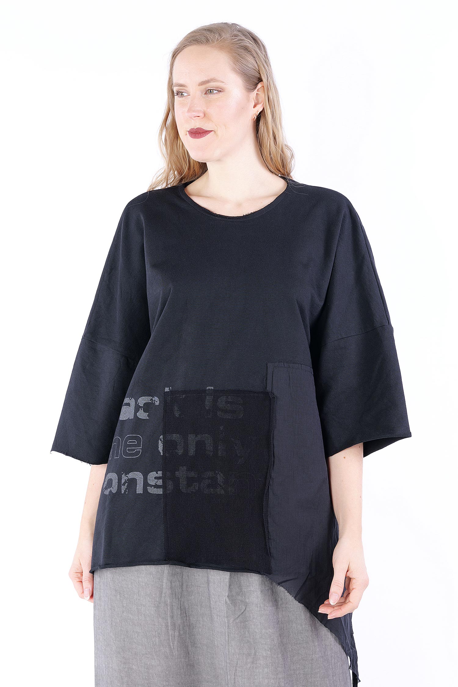 Oversize Sweatshirt - Schwarz - Josine