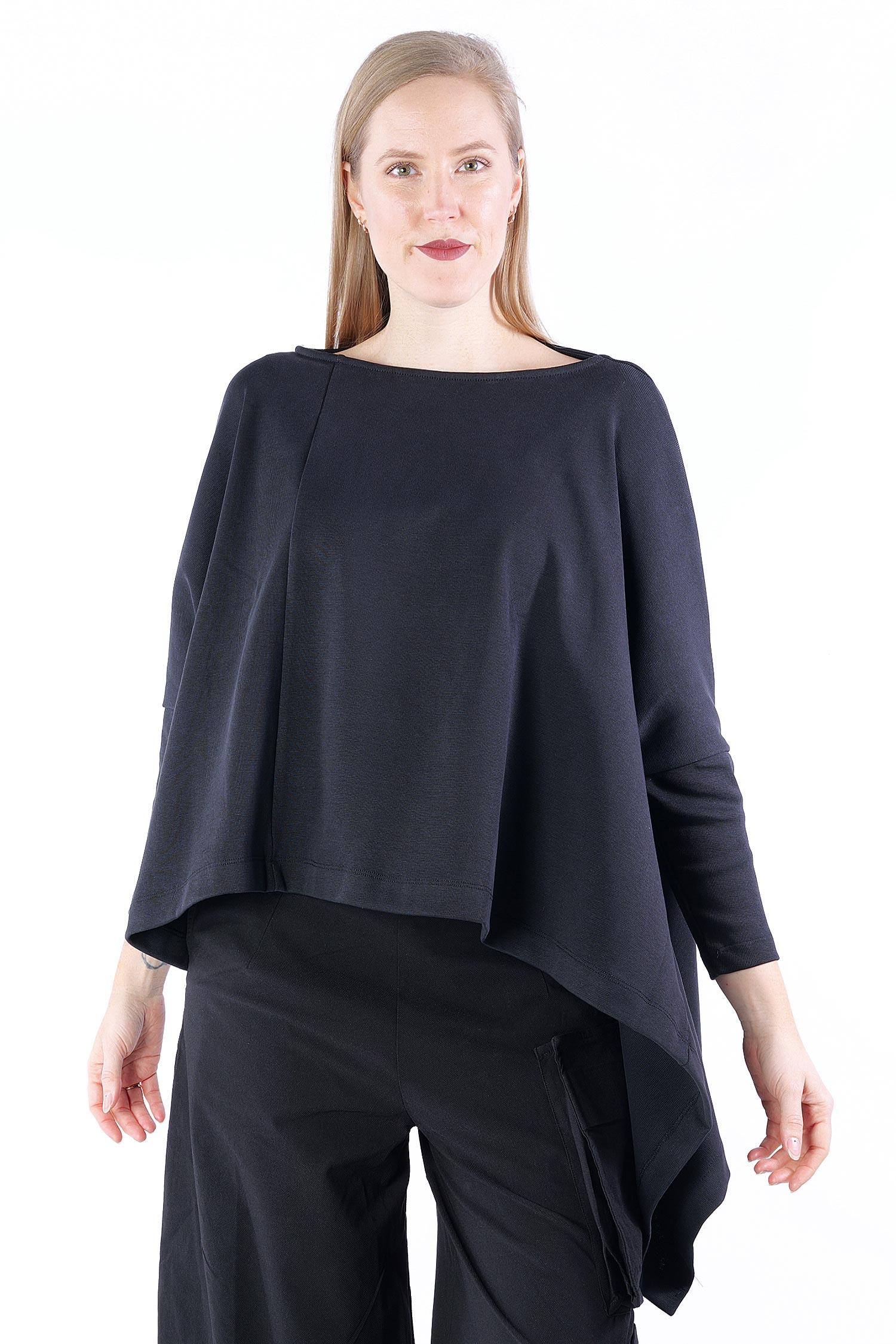 Asymmetrical pullover - black - SA2138