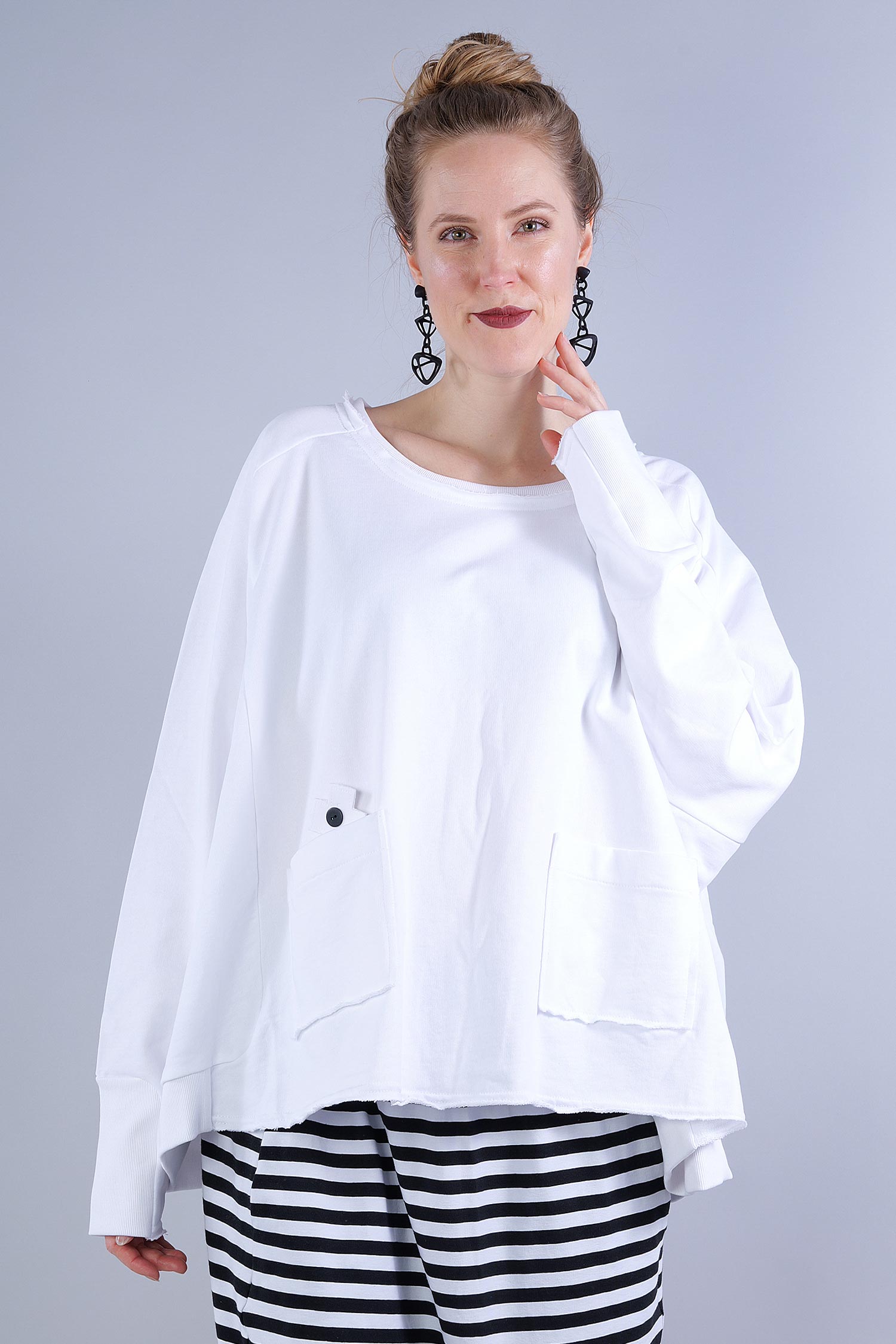 Oversize sweater - White - 2009