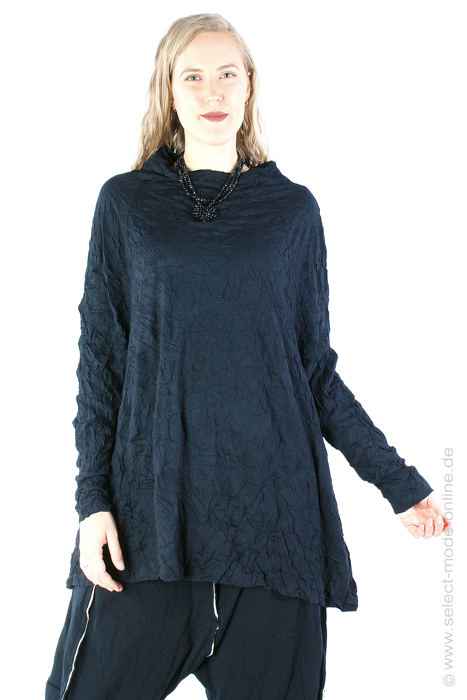 Oversize Tunika - Schwarz - 2241290501