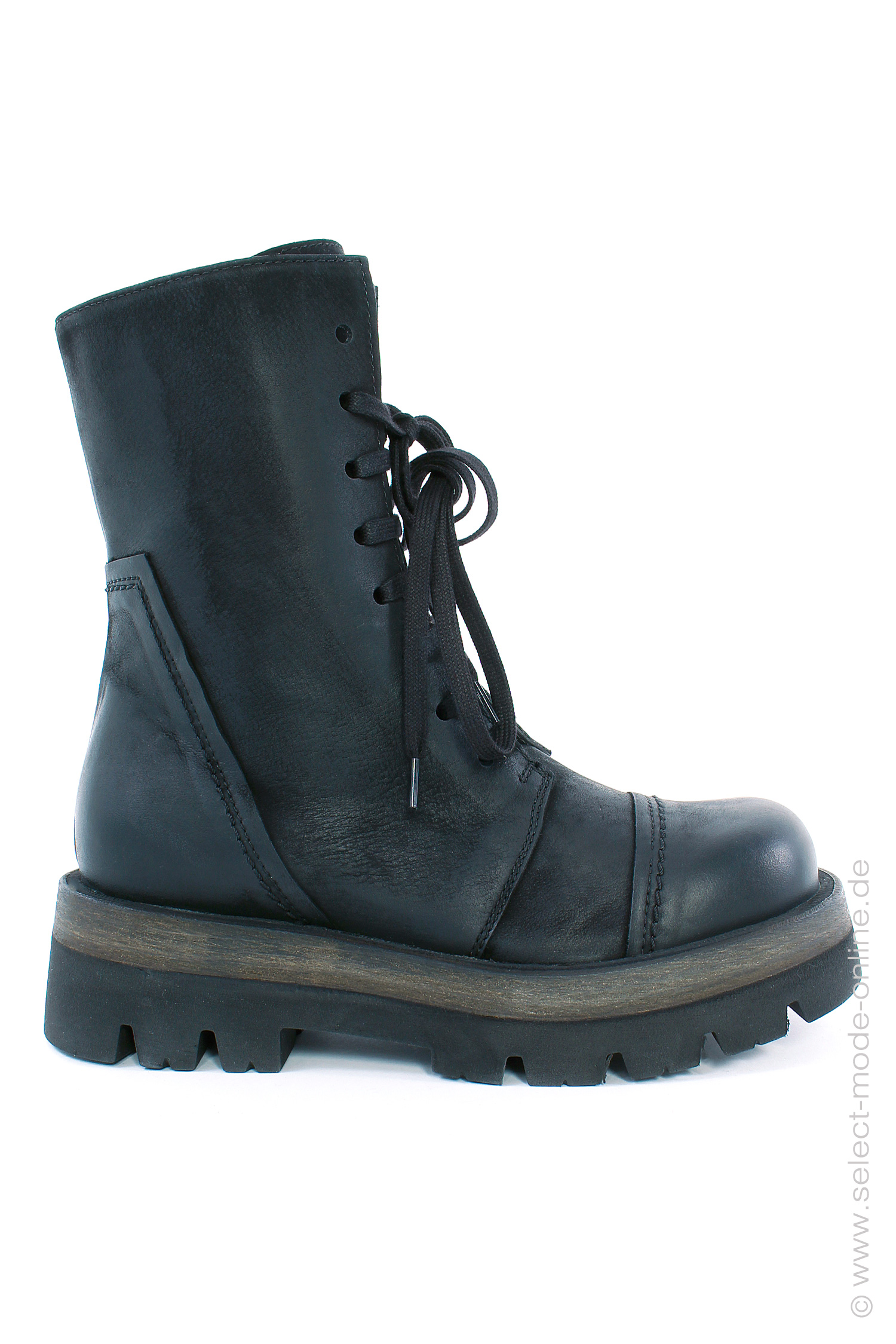 Leather boots - Black - 6265