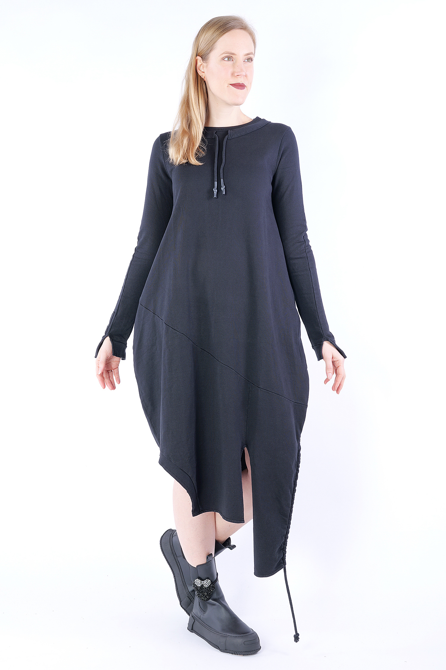 Sweat dress - Black - 251.07.03