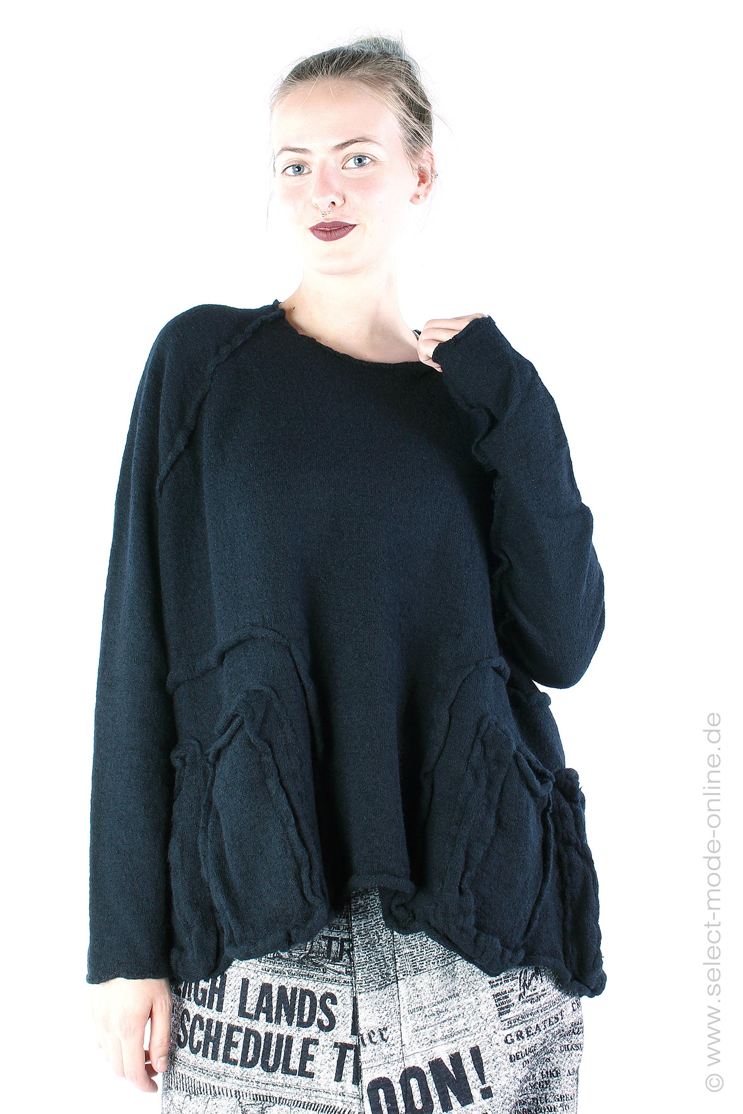 Virgin wool pullover - Black - 2243890705