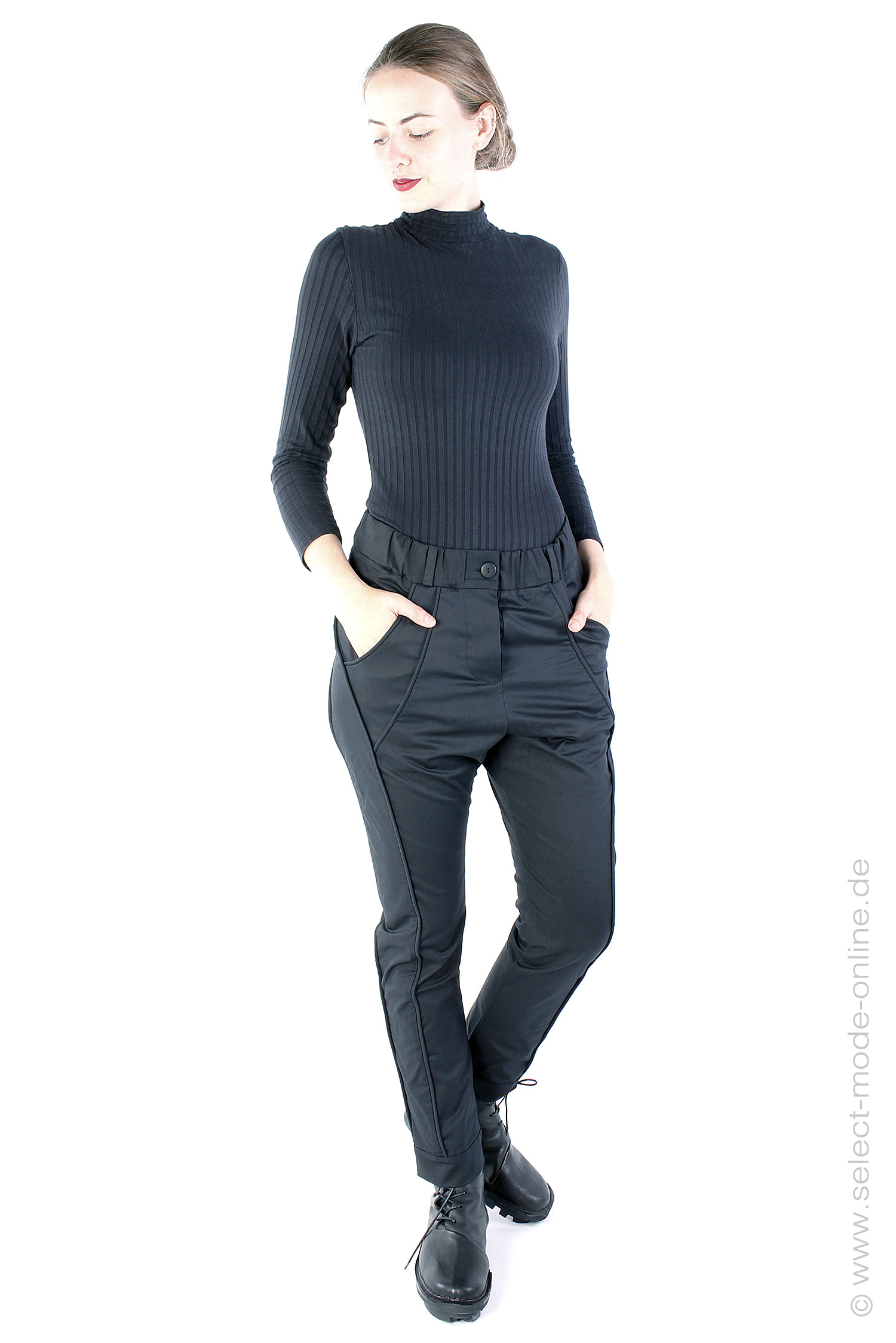 Narrow pants - Black  - TINY