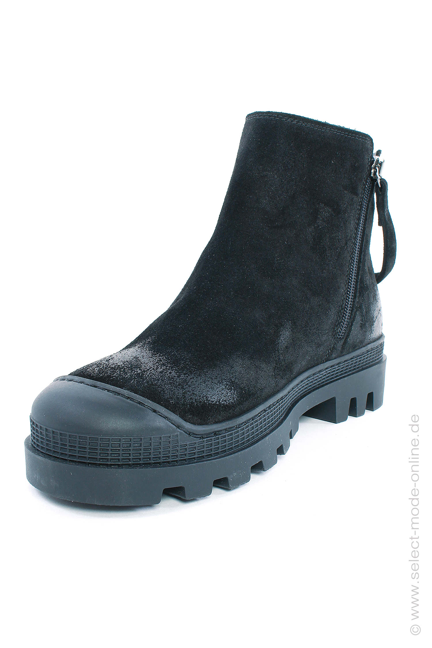 Leather boots - Black - 6473