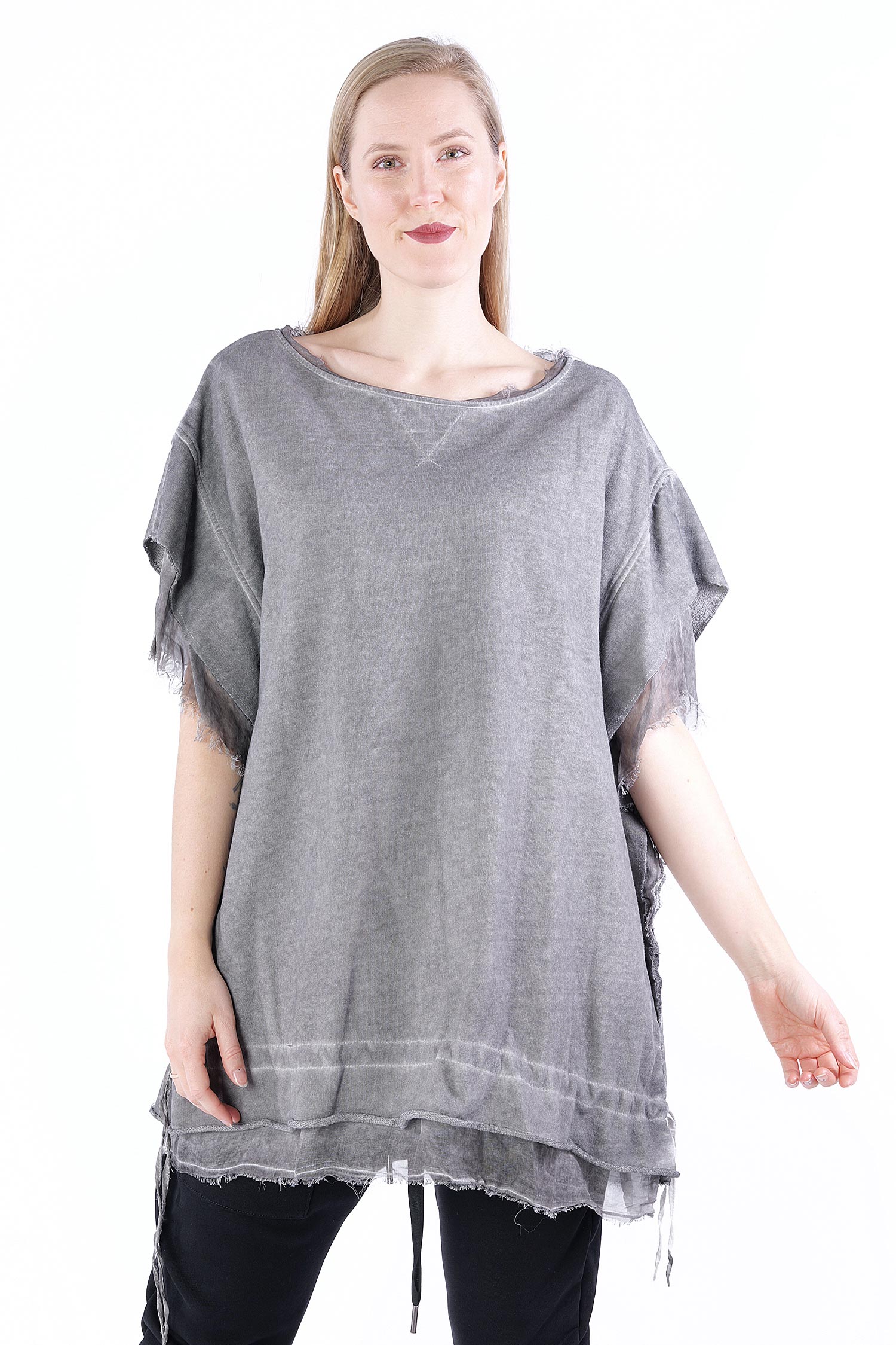 Oversize T-Shirt - Grey Shadow - S75