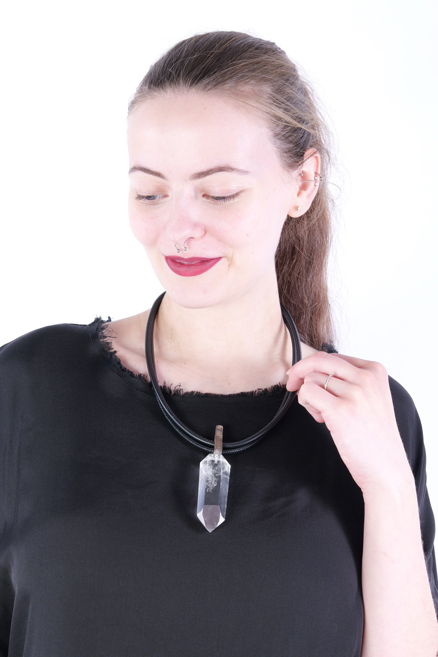 Rock crystal Necklace - DG073