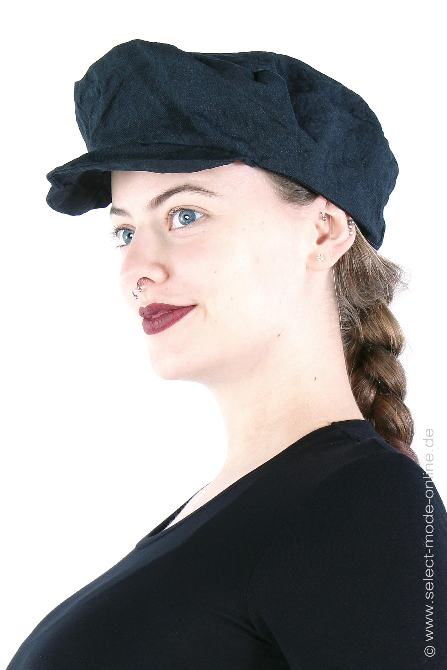 Peaked cap - Black - Peter