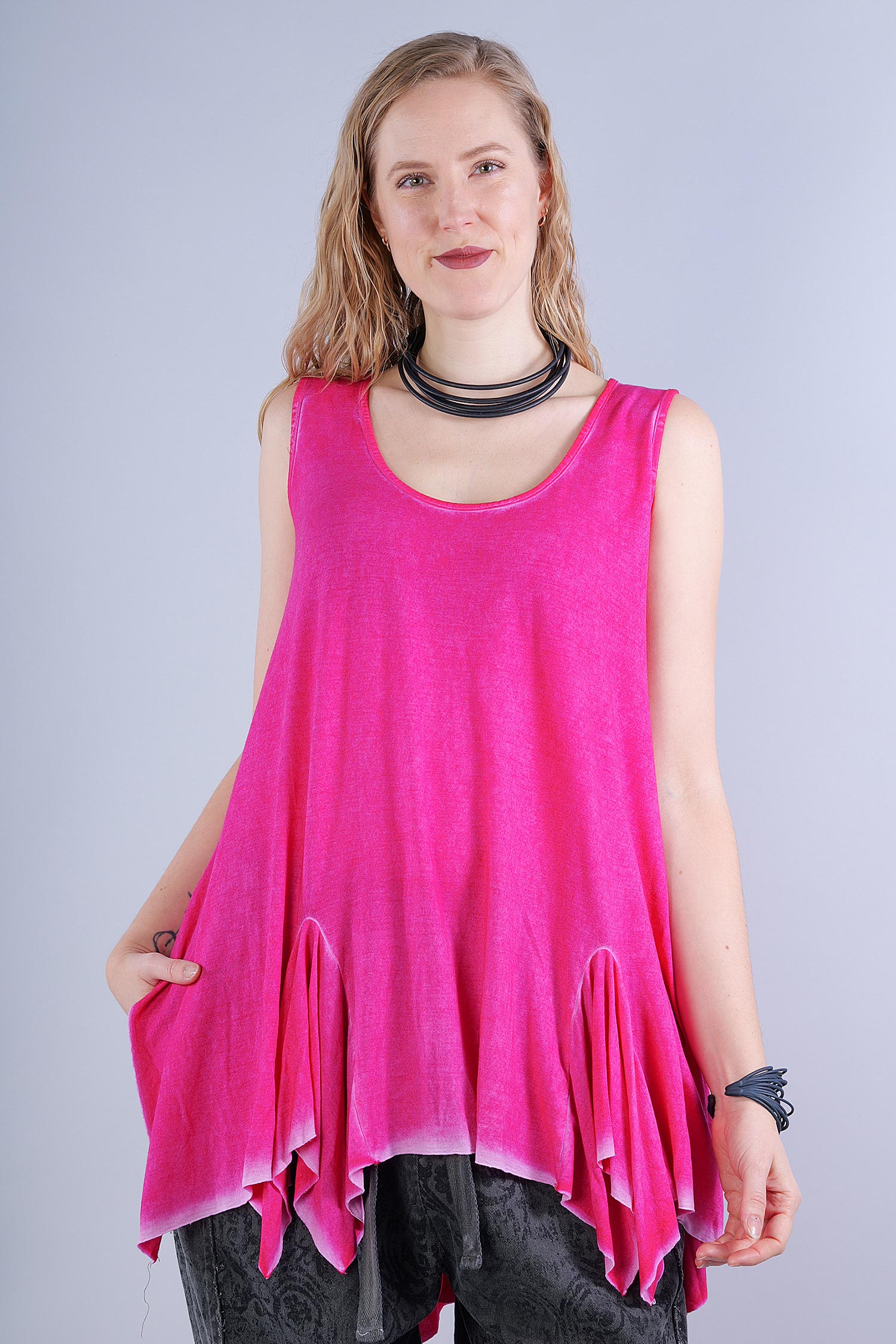 Jerseytop - fuchsia - 25041