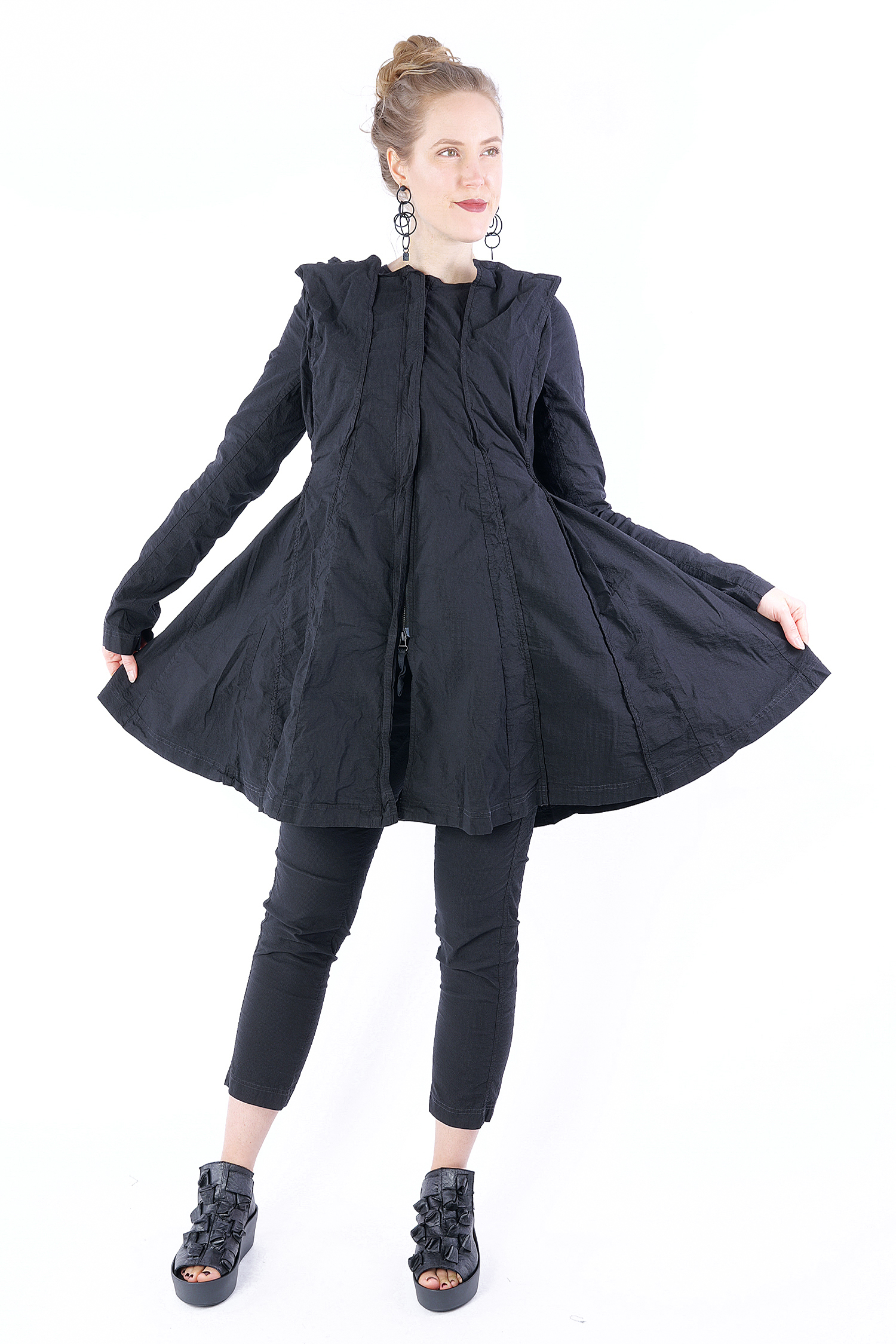 Stretch coat - black - 1252241202