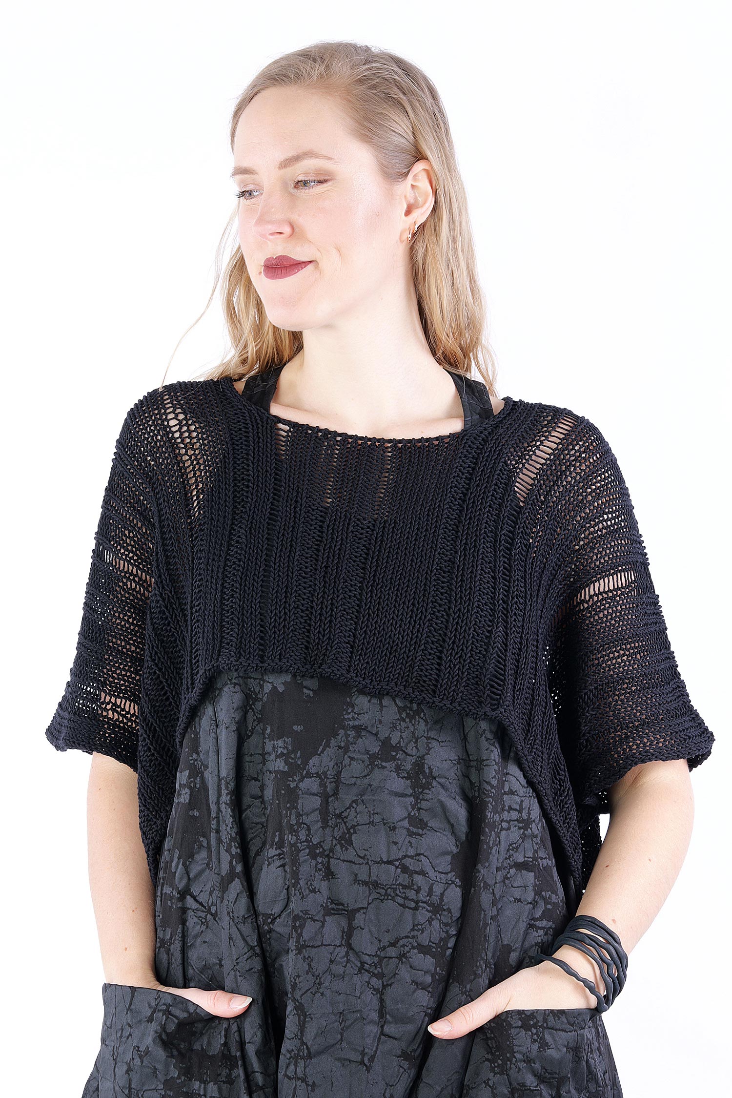 Light knit top - black - Candy