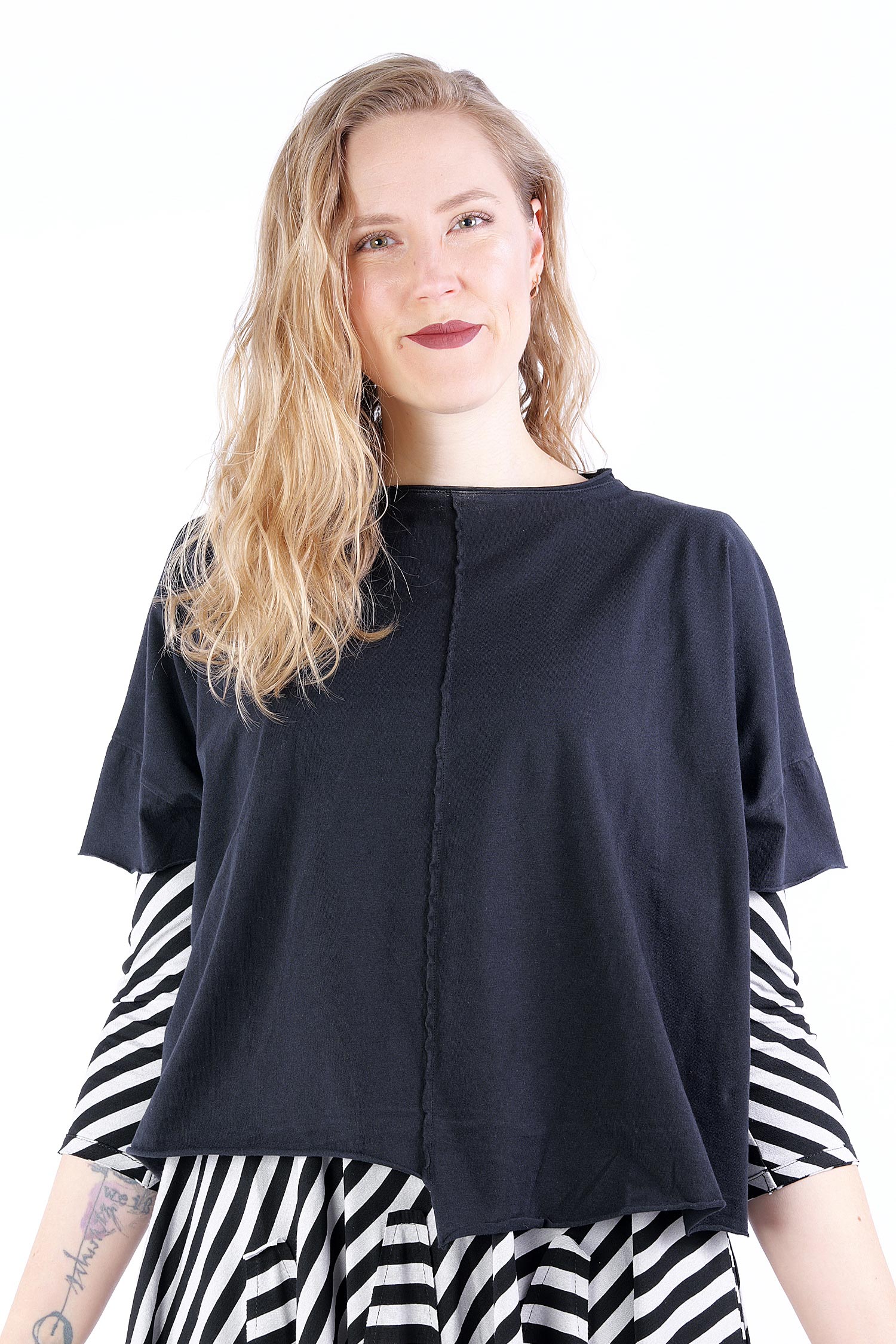 Oversize T-Shirt - Schwarz - SA2117