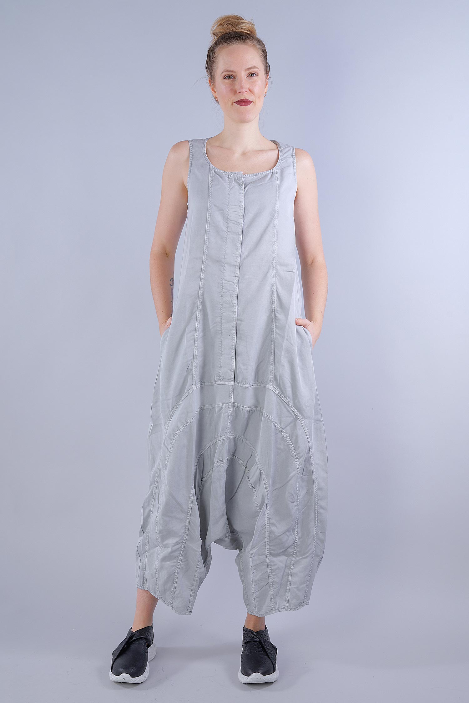 Low crotch jumpsuit - 1253201310 - grey pigment