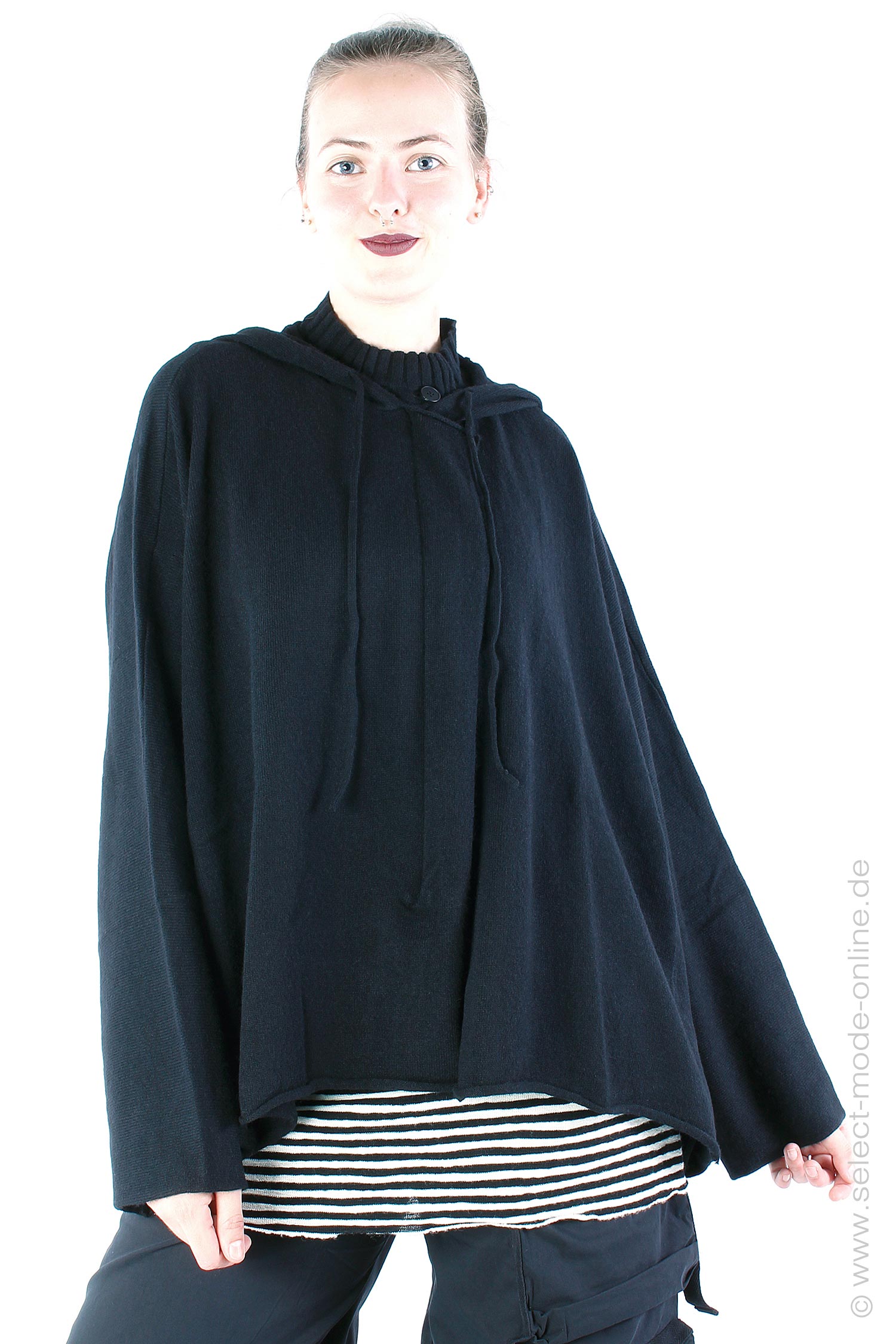 Knit jacket - Black - 2243457101