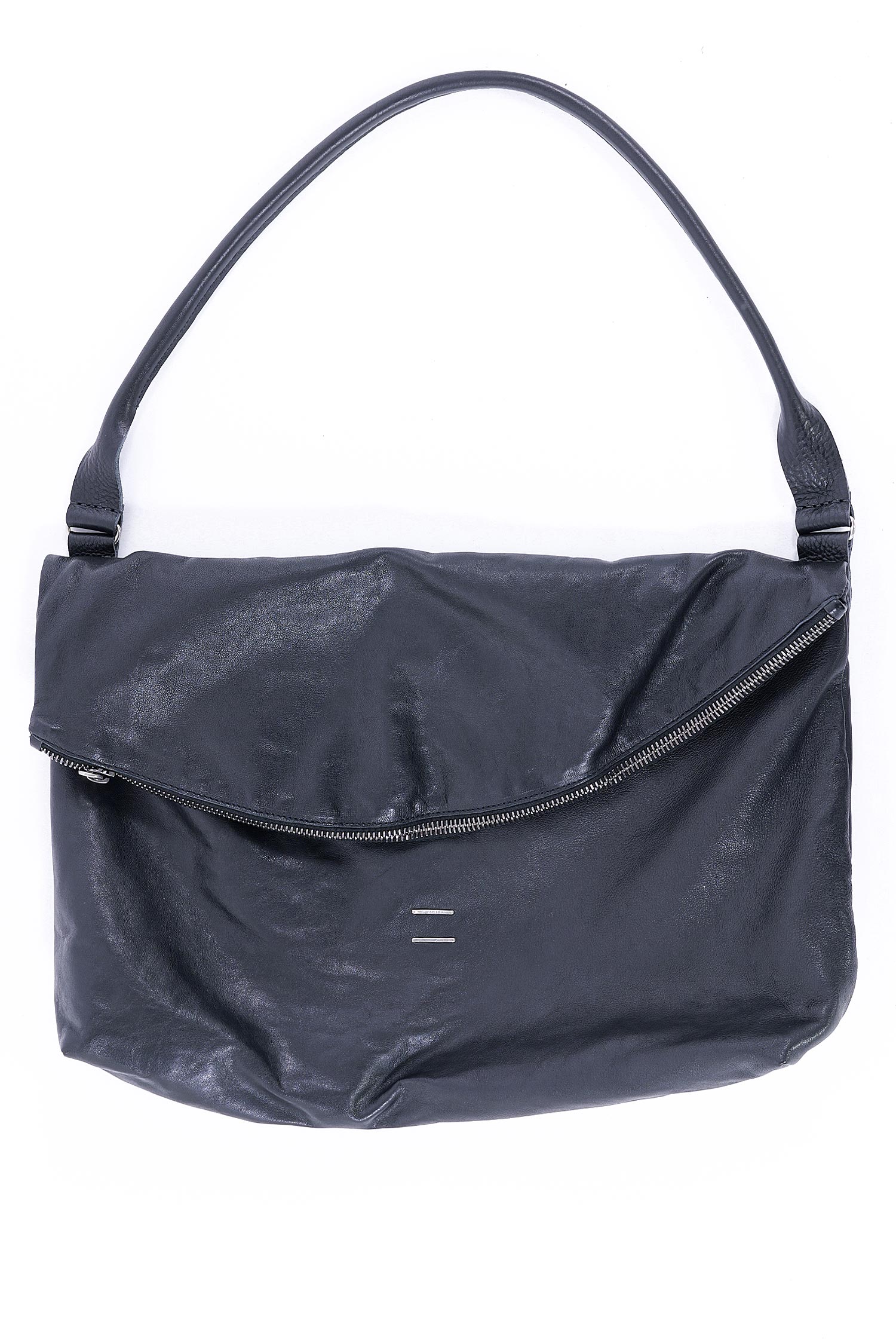 Leather shoulder bag - black - Tina