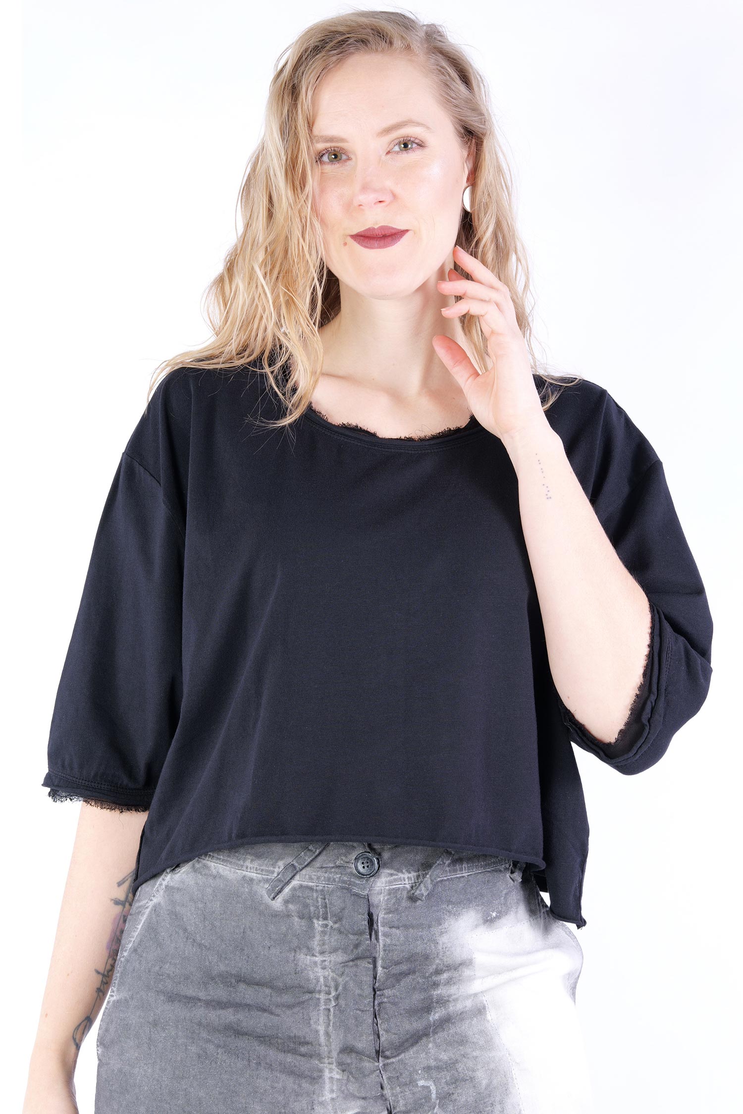 Oversize T-Shirt - Schwarz - 251.06.06