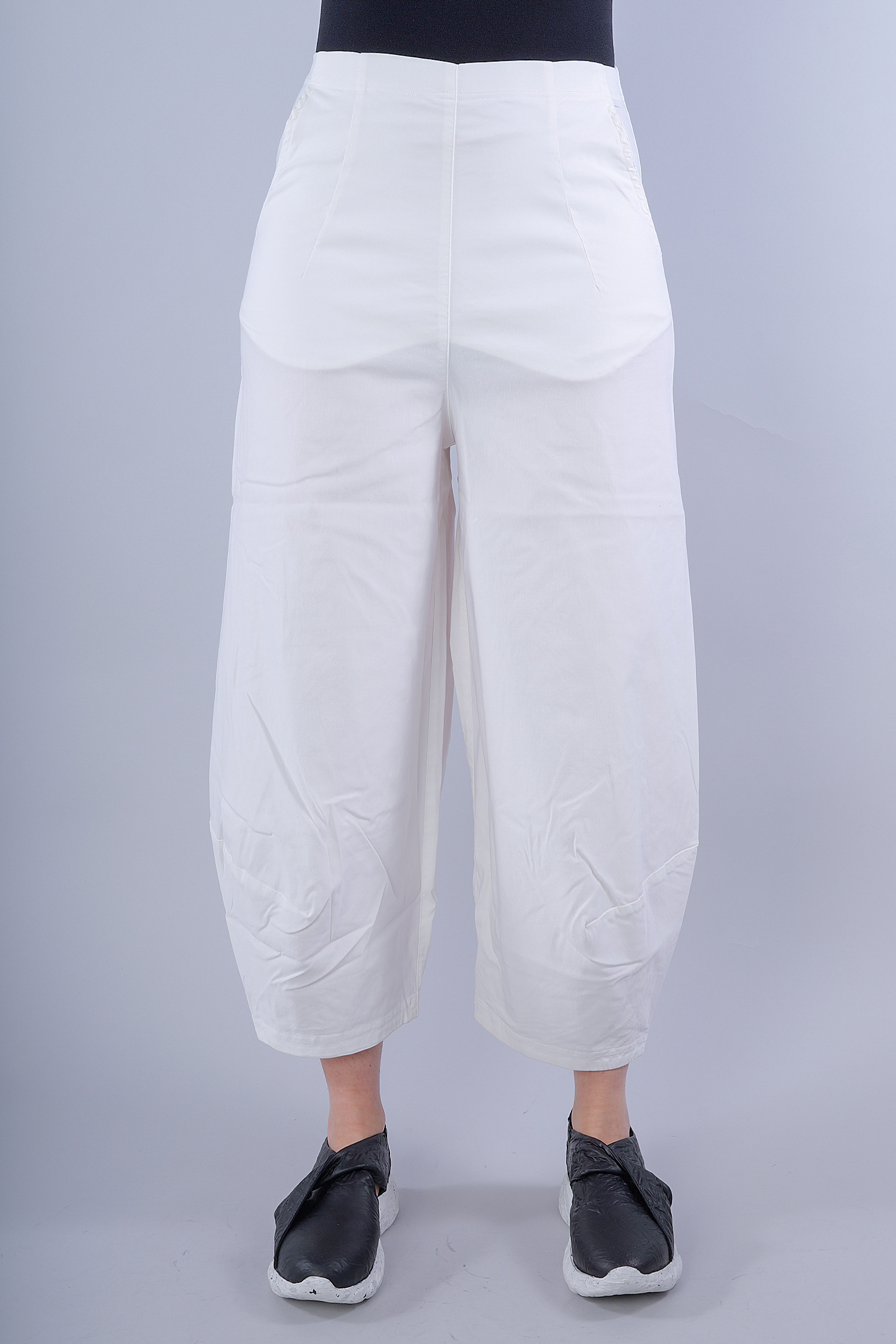 Tulip stretch pants - 1253440136 - offwhite