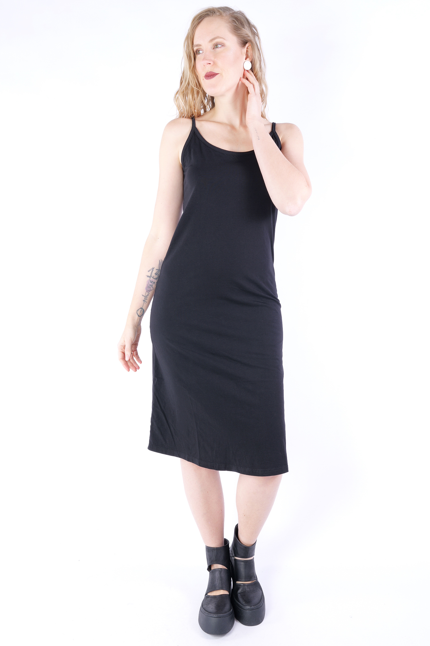 Basic dress - 1253340908 - black