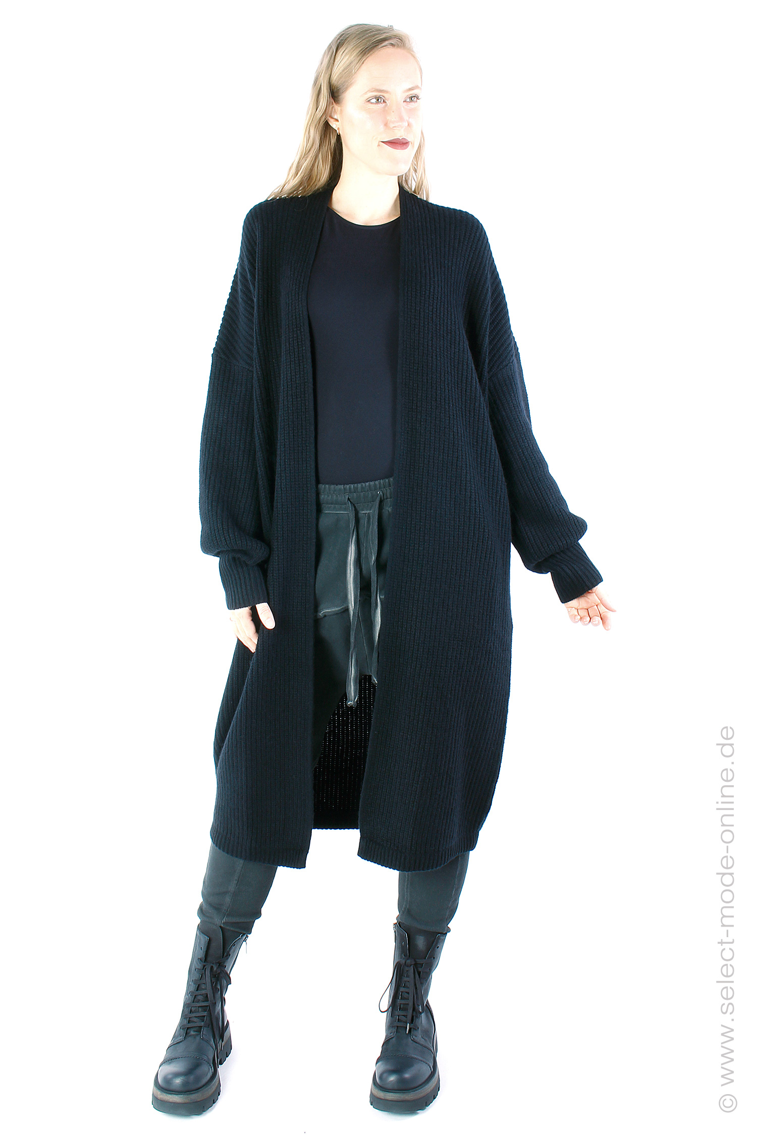 Cashmere cardigan - Black - 24121