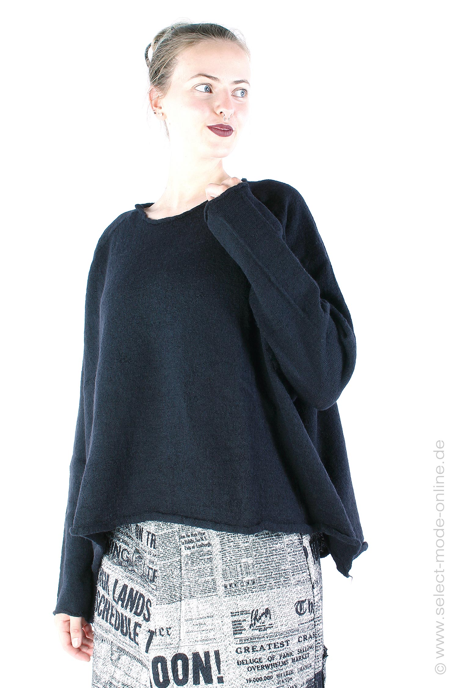 Virgin wool pullover - Black - 2243890704