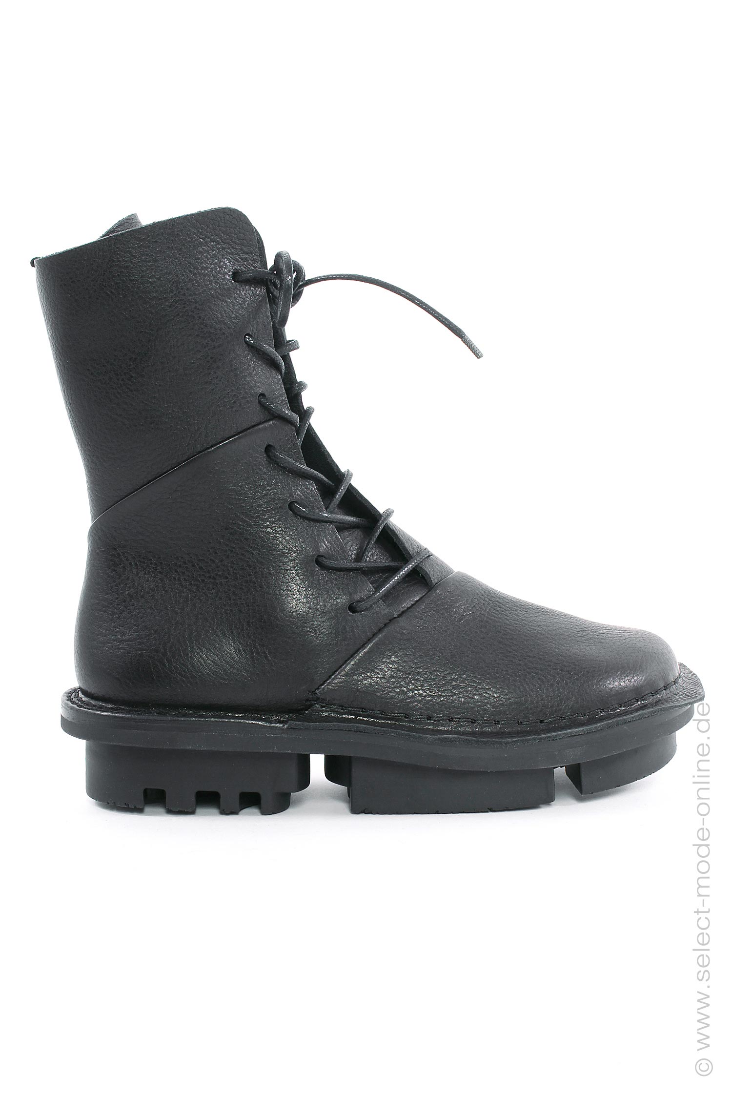 Boots with zipper - Black - Oblique