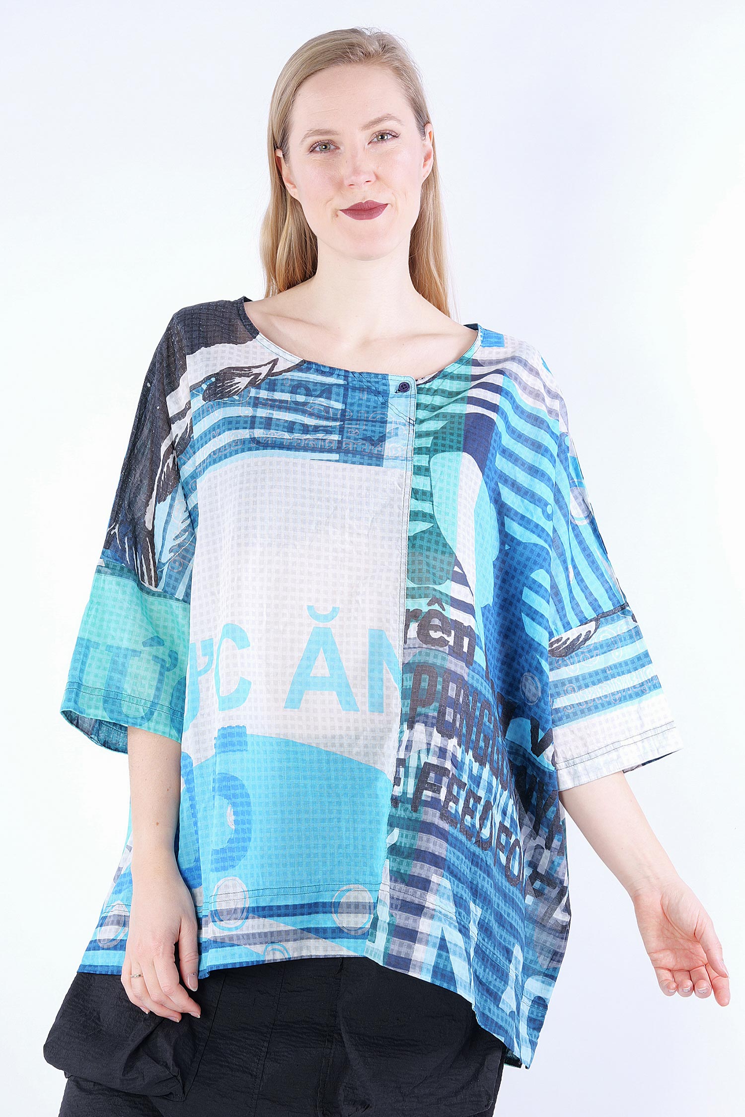 Oversize Shirt - 1253600505 - colorful