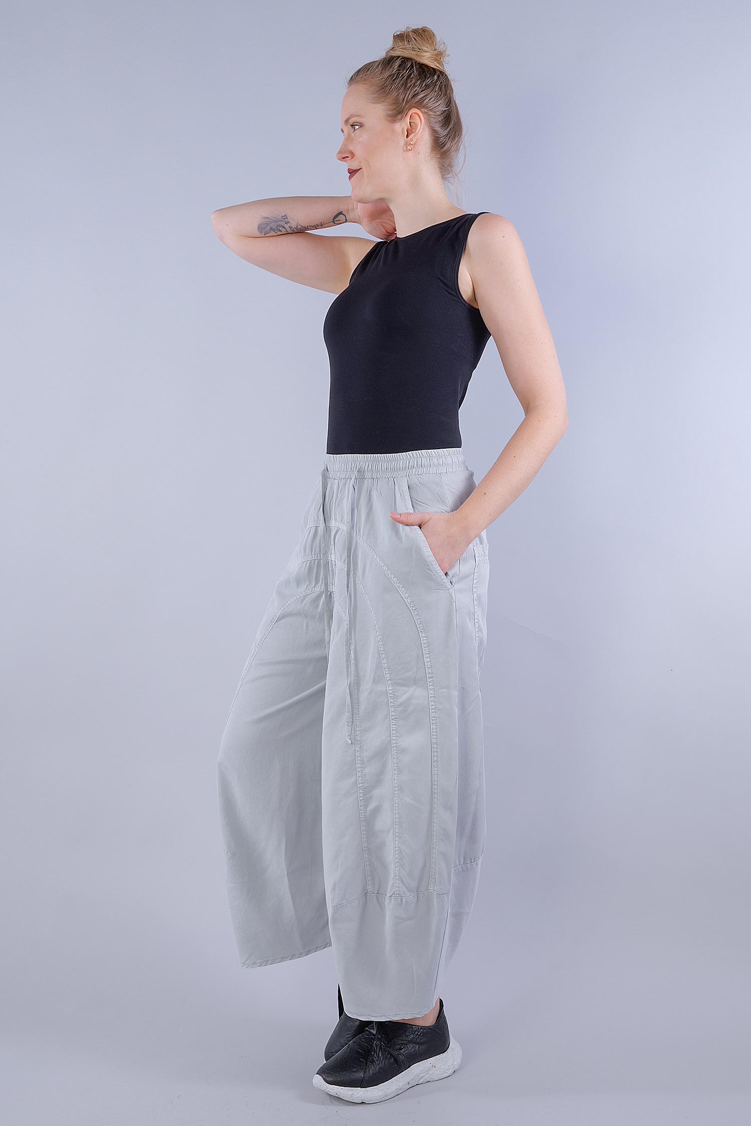 Tulip pants - 1253200103 - grey pigment