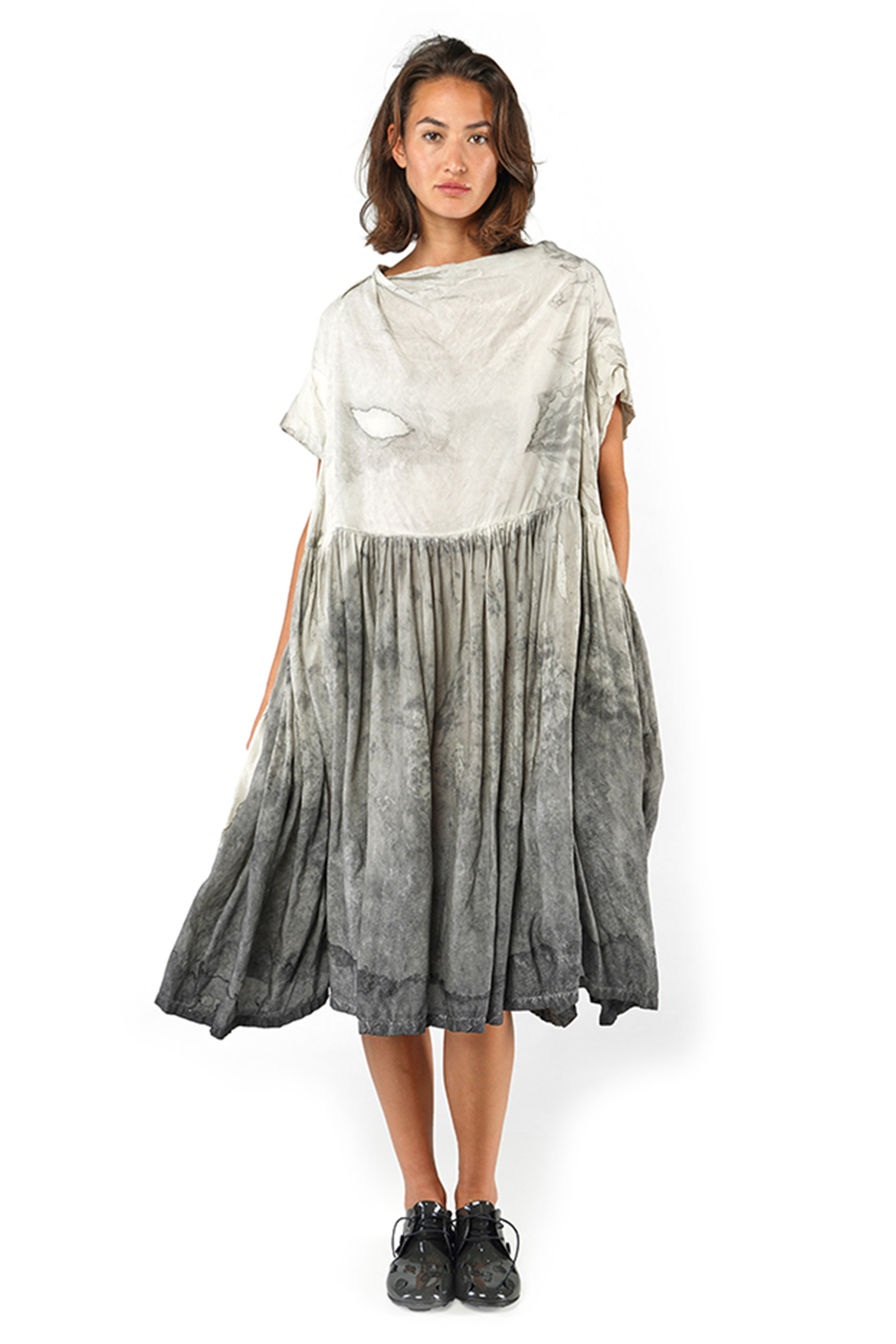 Tie-dyed dress - asteroid pigment - 1251470907