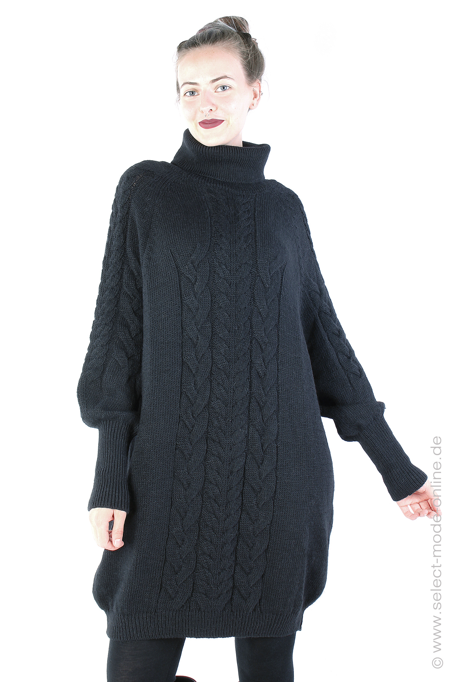 Knit dress - Black - BLOOMA