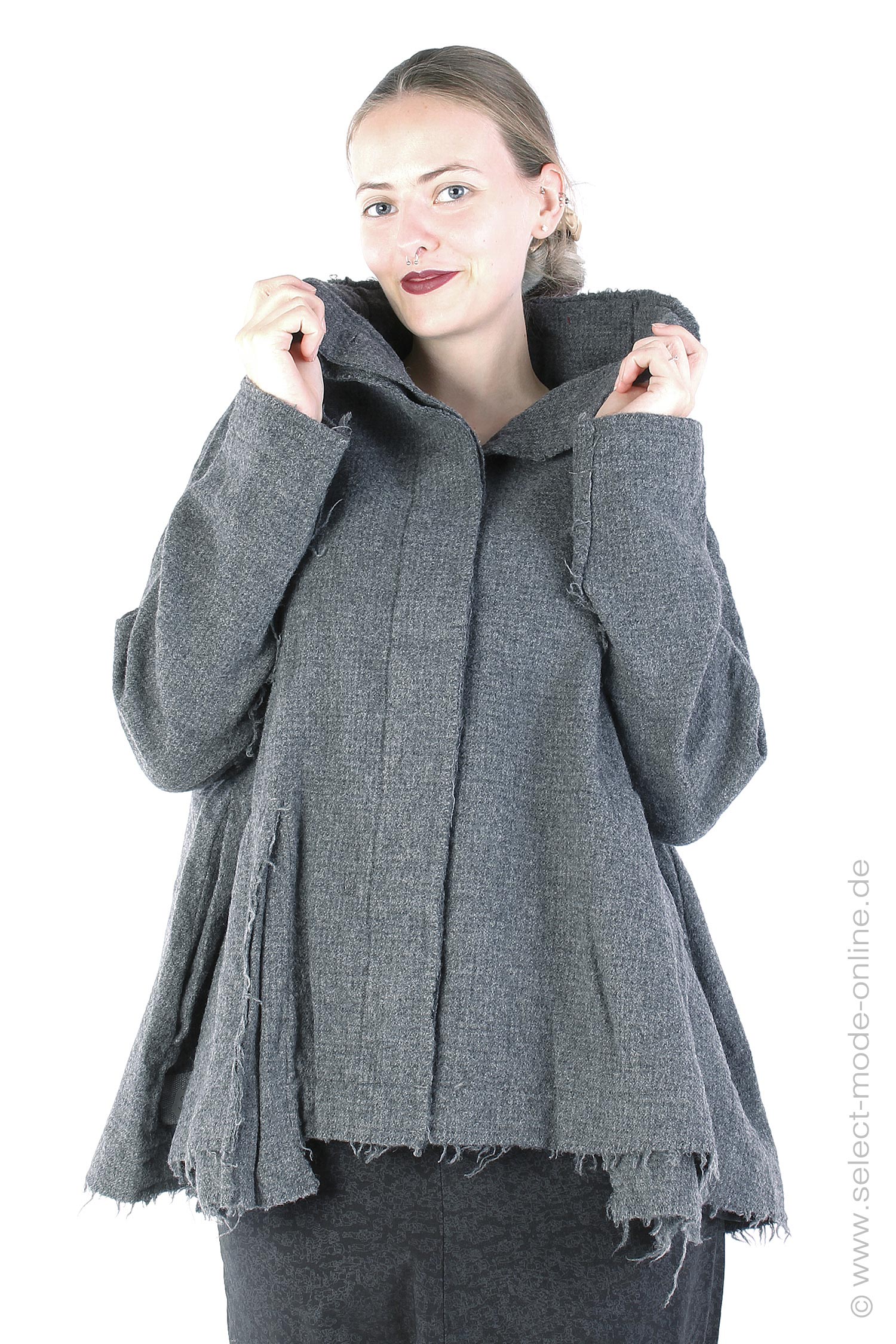 Oversize wool jacket - Rock - 2243281102