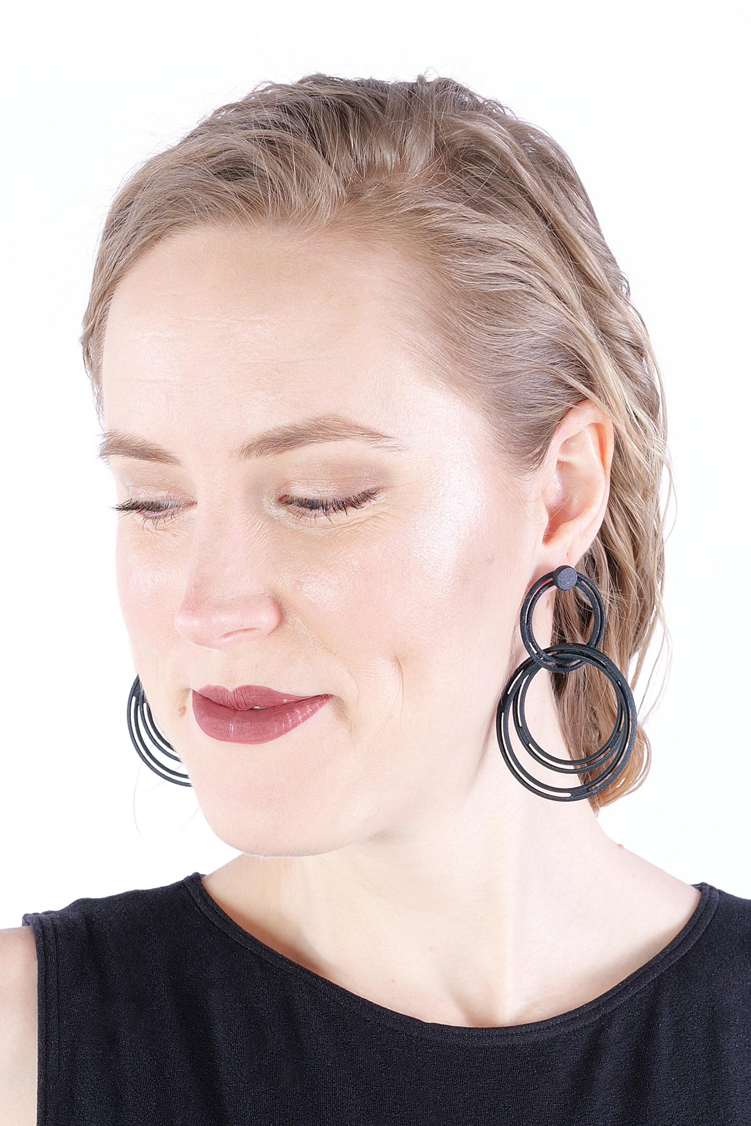 Decorative earrings - black - Deco Small Earrings